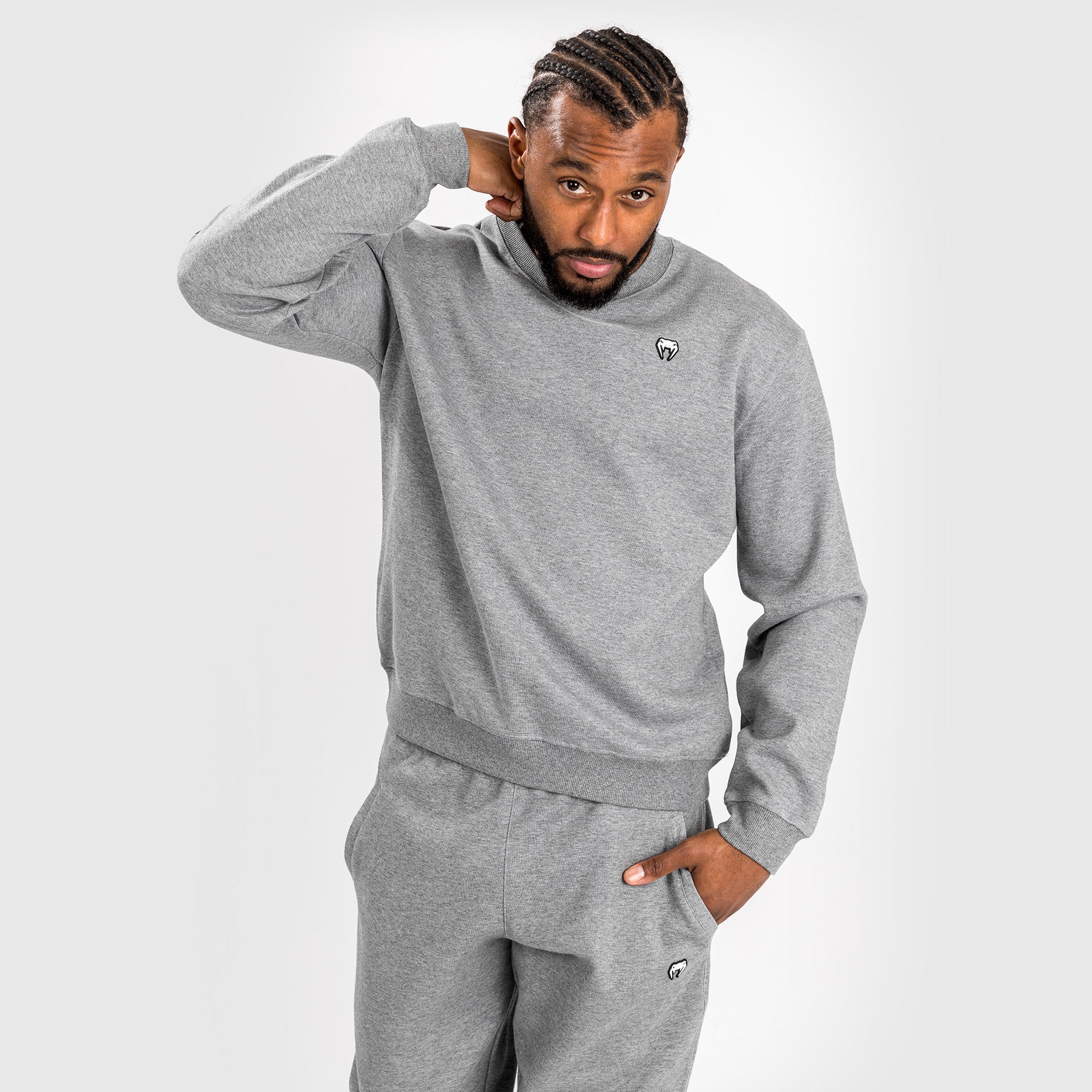 Venum Silent Power Lite Sudadera - Gris Jaspeado Claro