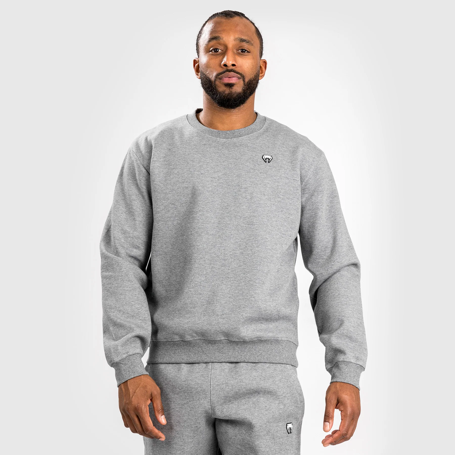 Venum Silent Power Lite Sudadera - Gris Jaspeado Claro - Image 2