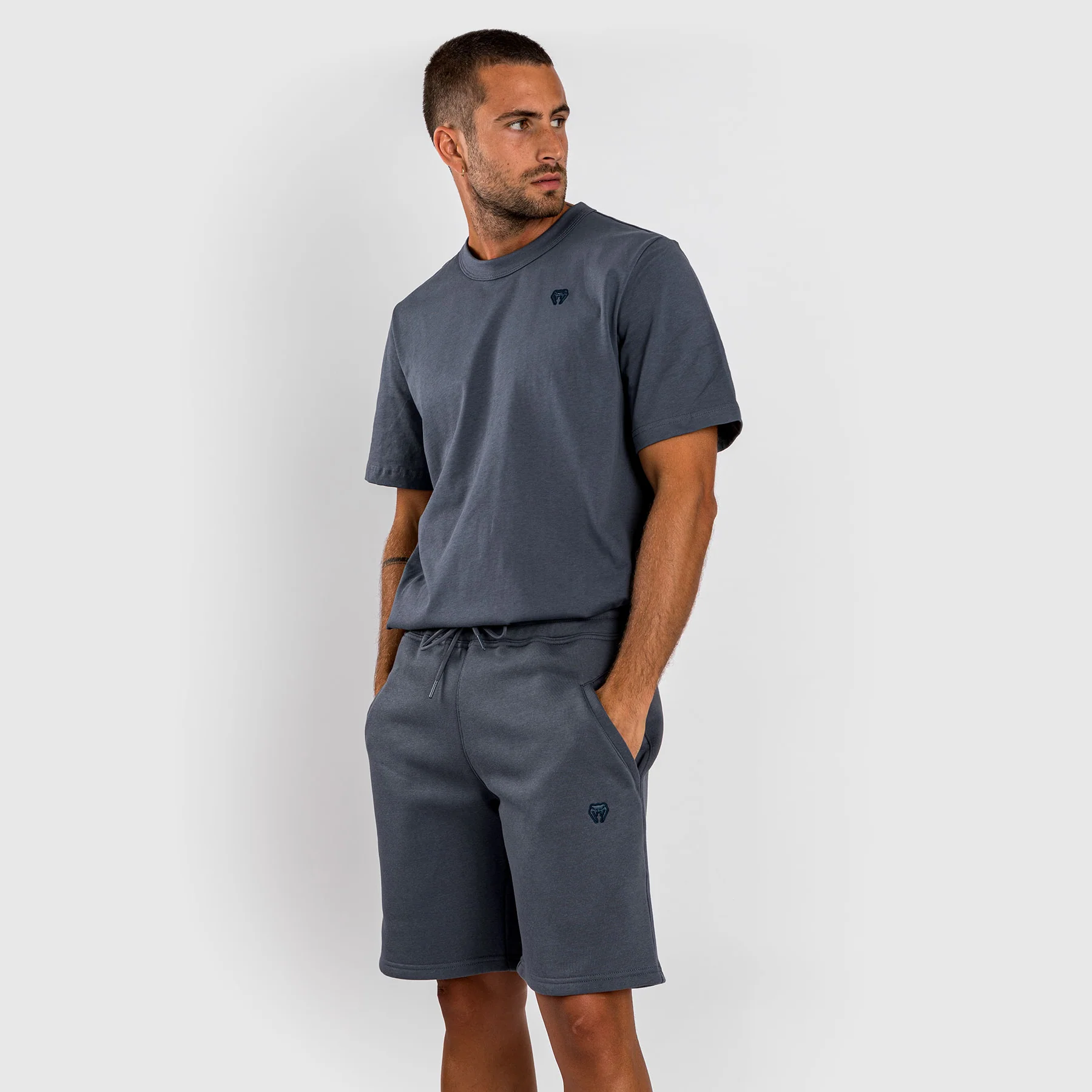 Venum Silent Power Pantalón Corto de Algodón - Azul Marino - Image 3
