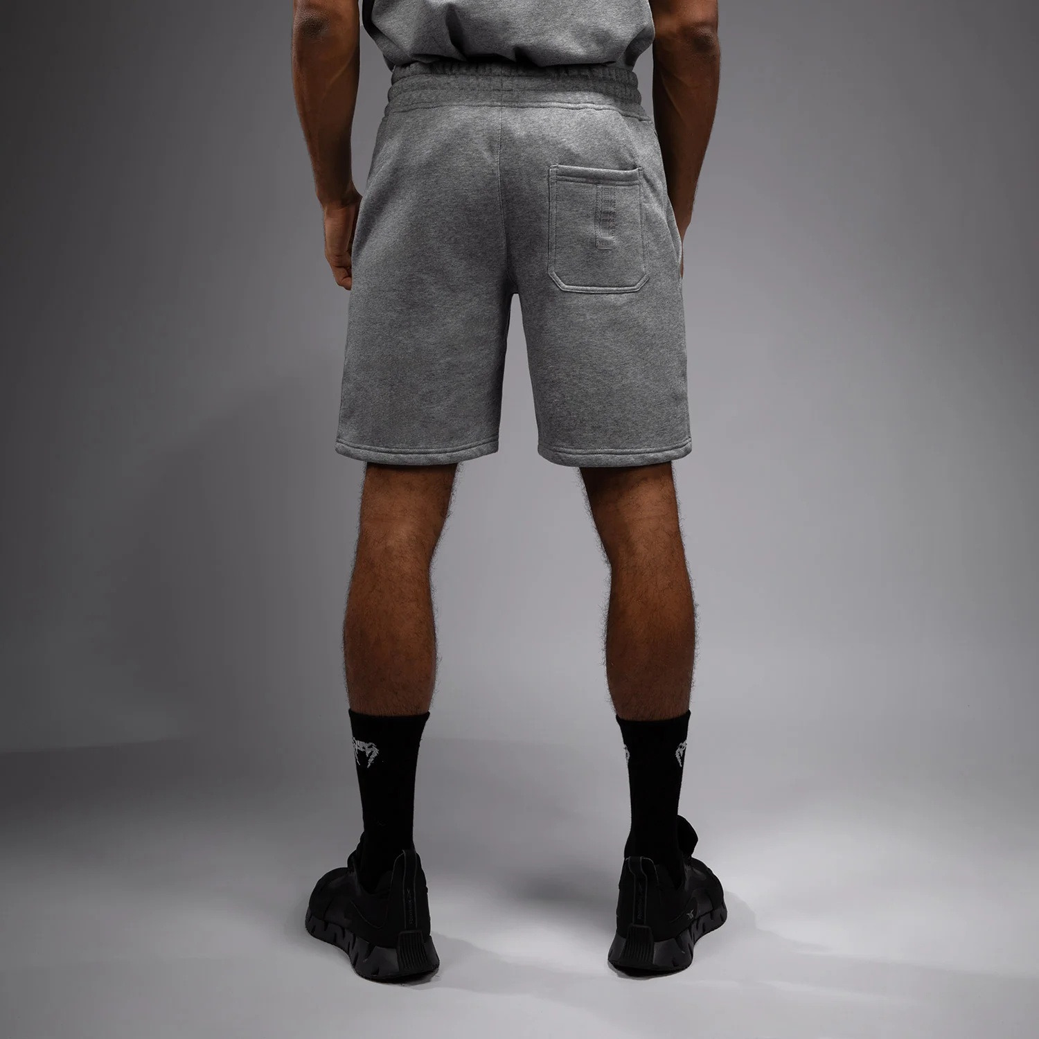 Venum Silent Power Pantalones Cortos de Algodón - Cloudy Grey - Image 4
