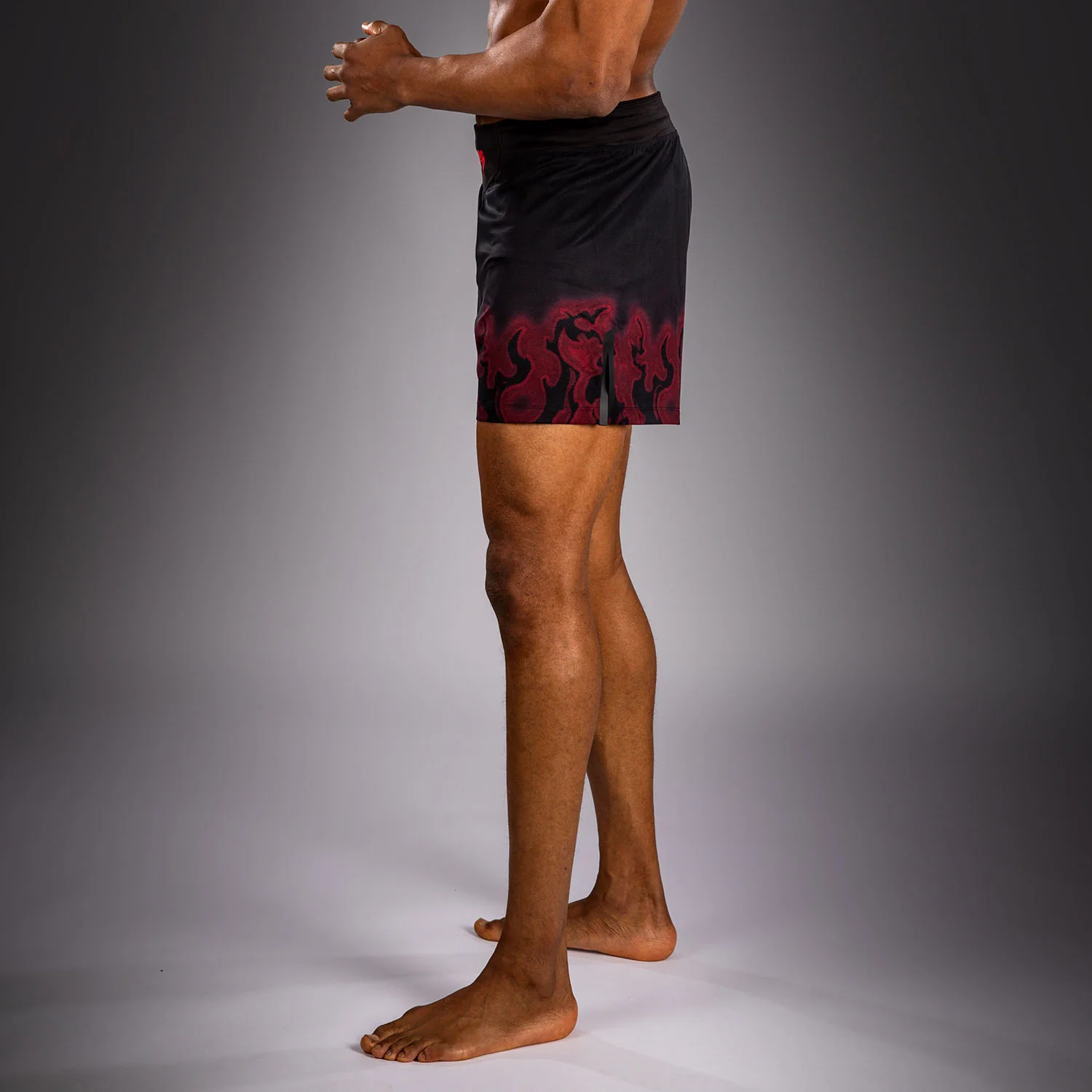 Venum Spectre Short de Combate – Negro/Rojo - Image 3