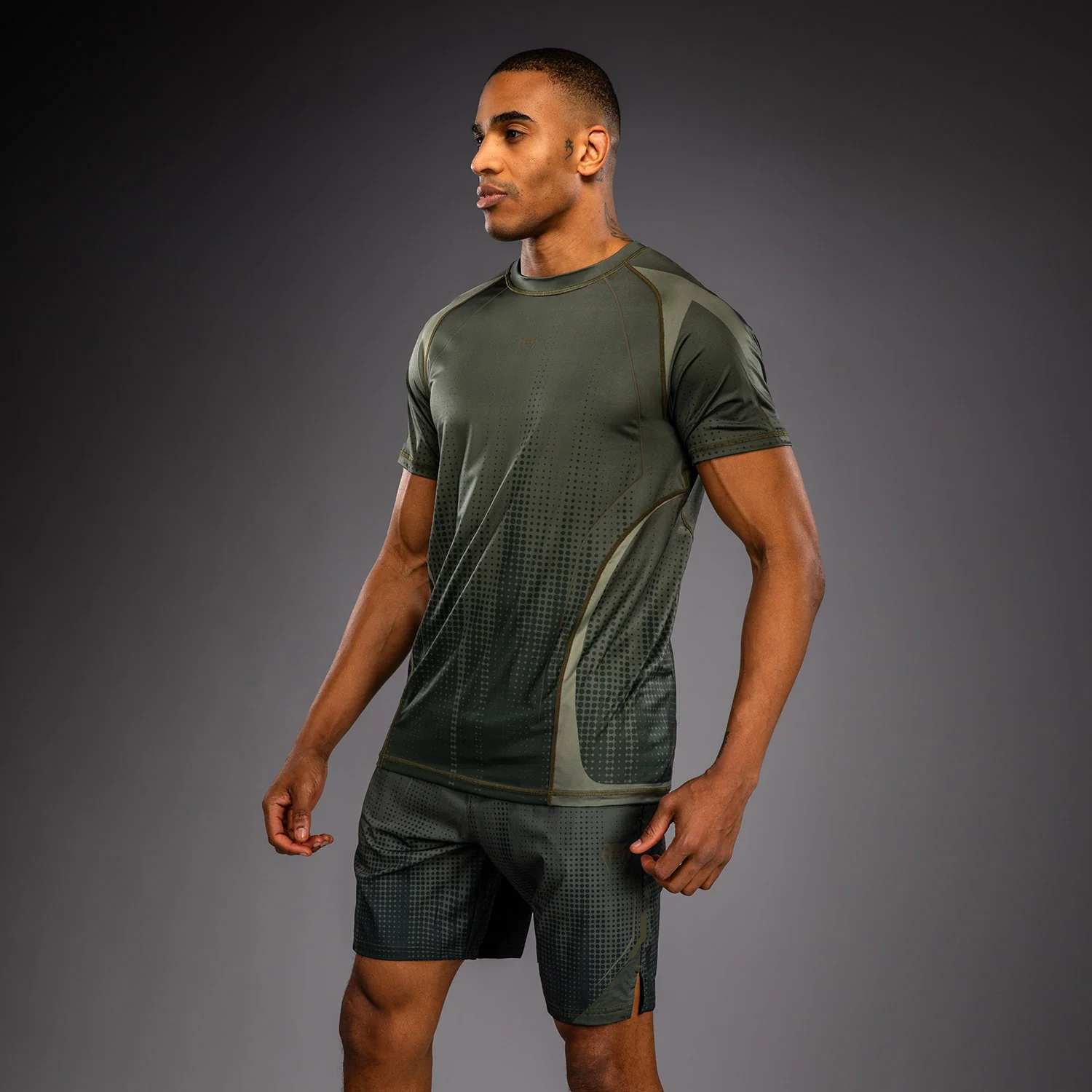 Venum Stealth Dry Tech Camiseta Dry Tech – Caqui/Verde Oscuro - Image 2