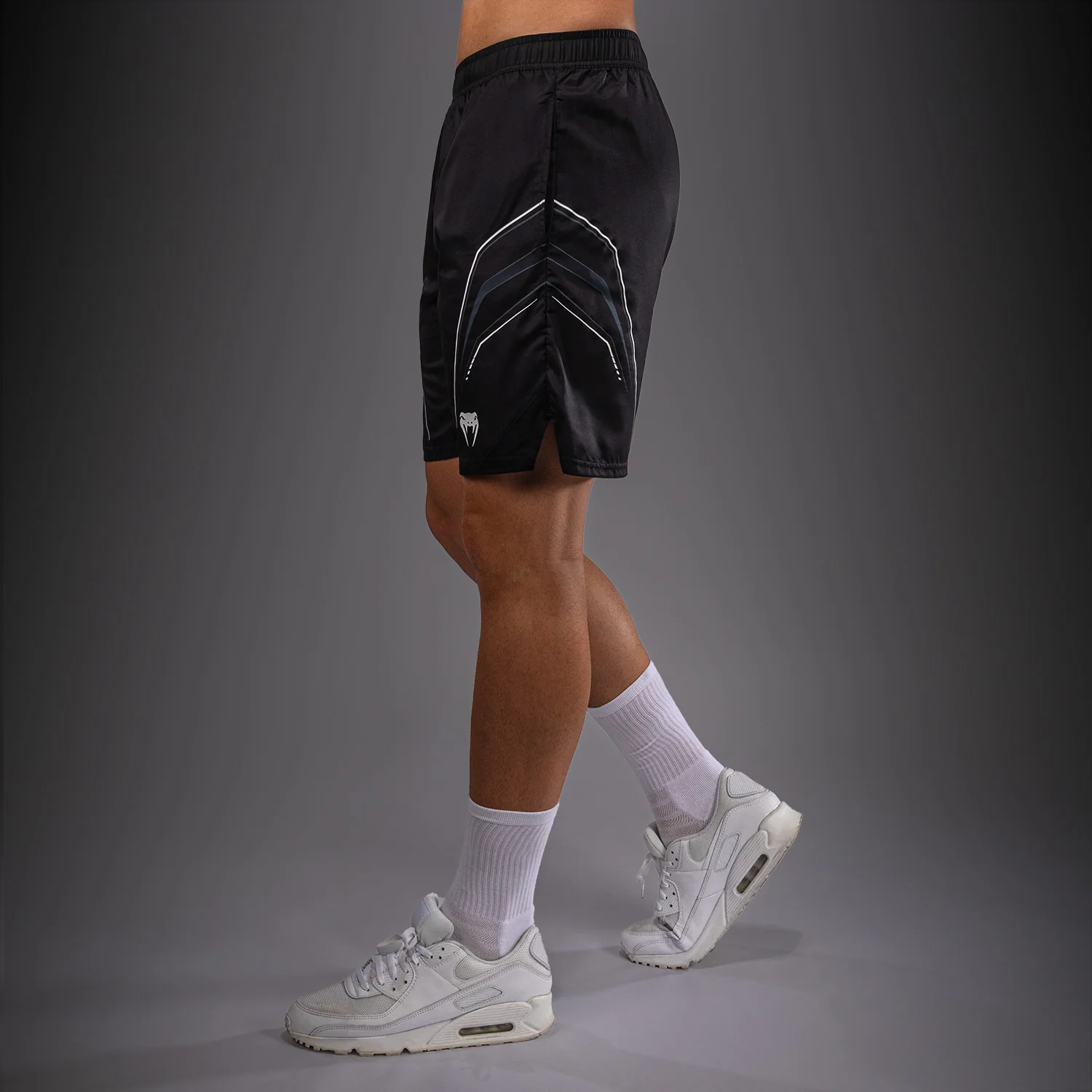 Venum Streamline Camiseta Dry Tech – Negro/Blanco - Image 3