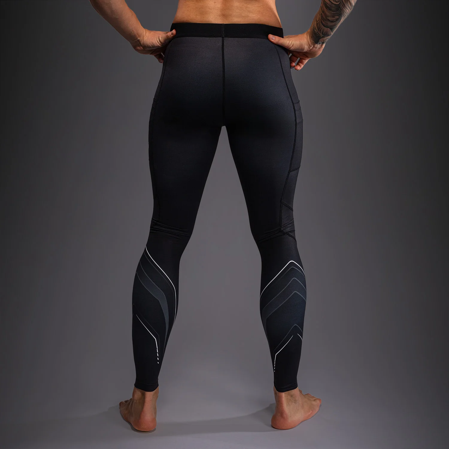 Venum Streamline Spats – Negro/Blanco - Image 5