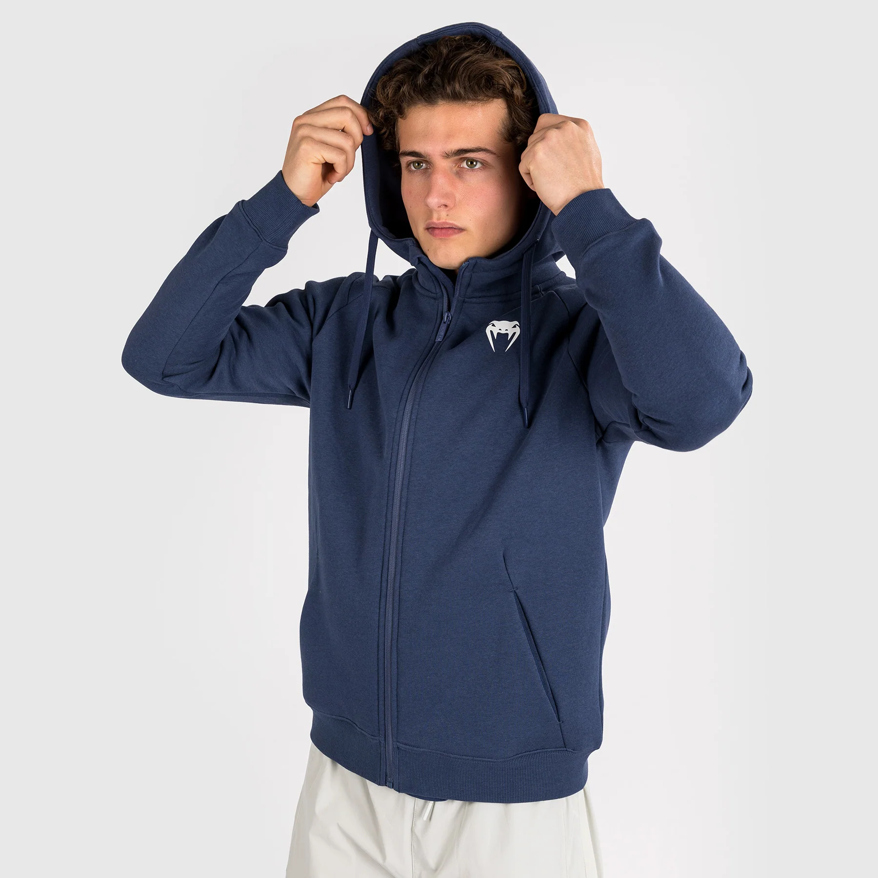 Venum Strikeland Sudadera con capucha y cremallera - Azul marino - Image 4