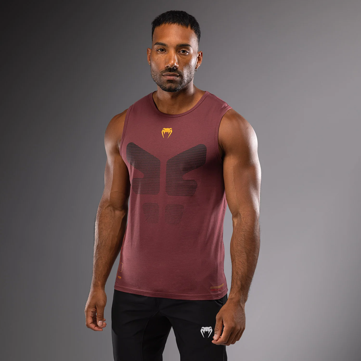 Venum Tactical XT Camiseta de tirantes - Negra/Burdeos/Oro