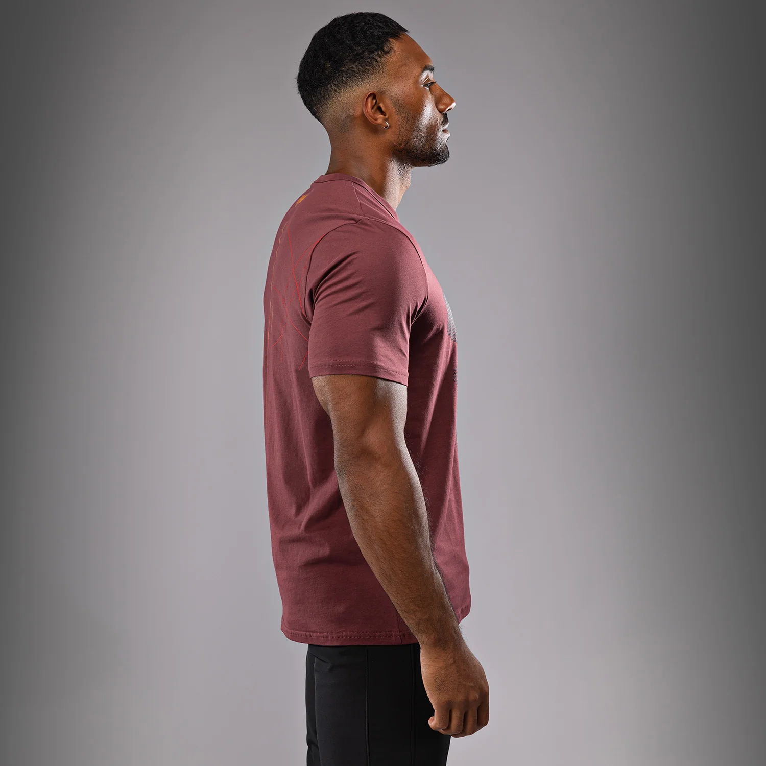 Venum Tactical XT Camiseta - Negra/Burdeos/Oro - Image 4