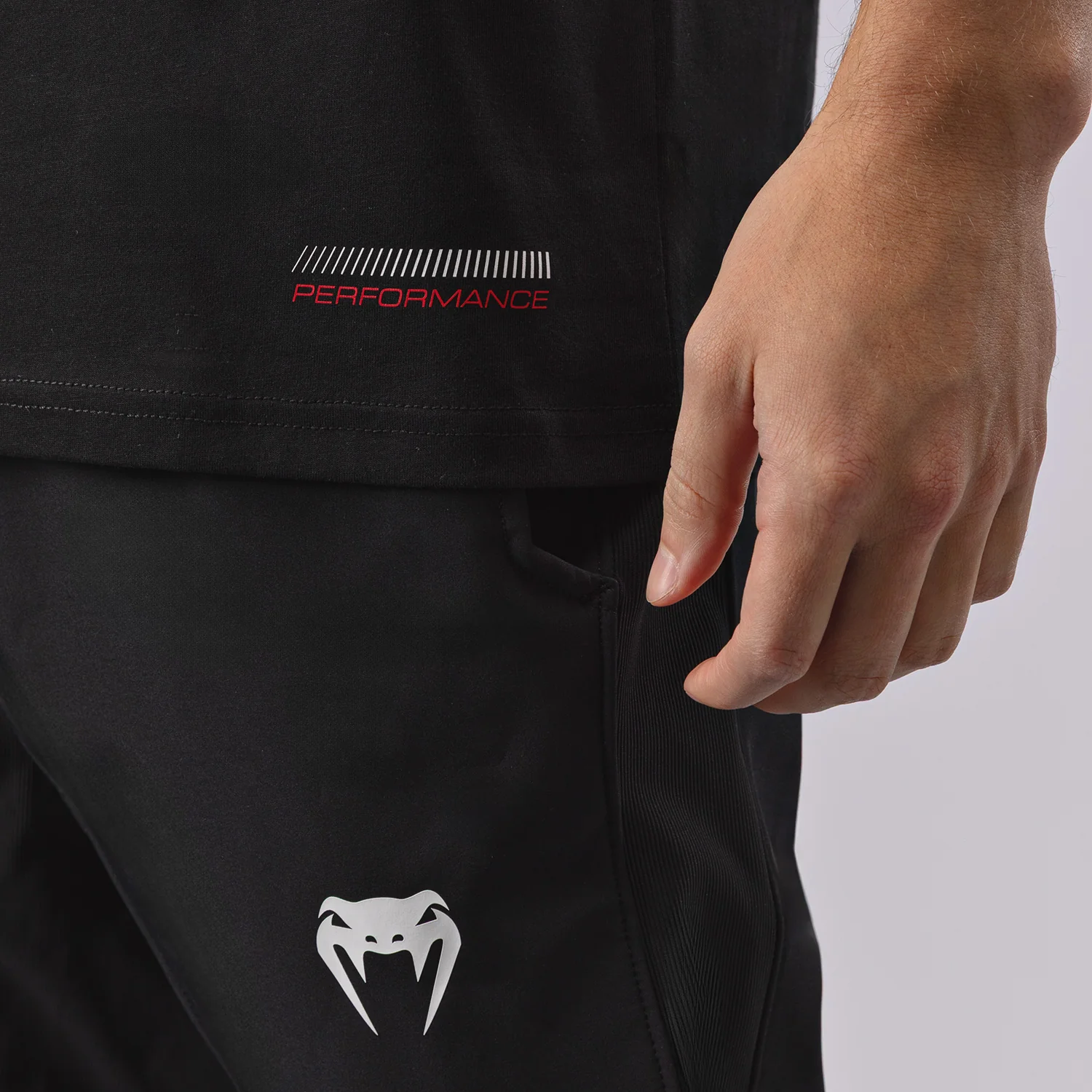 Venum Tactical XT Camiseta - Negro/Rojo - Image 6