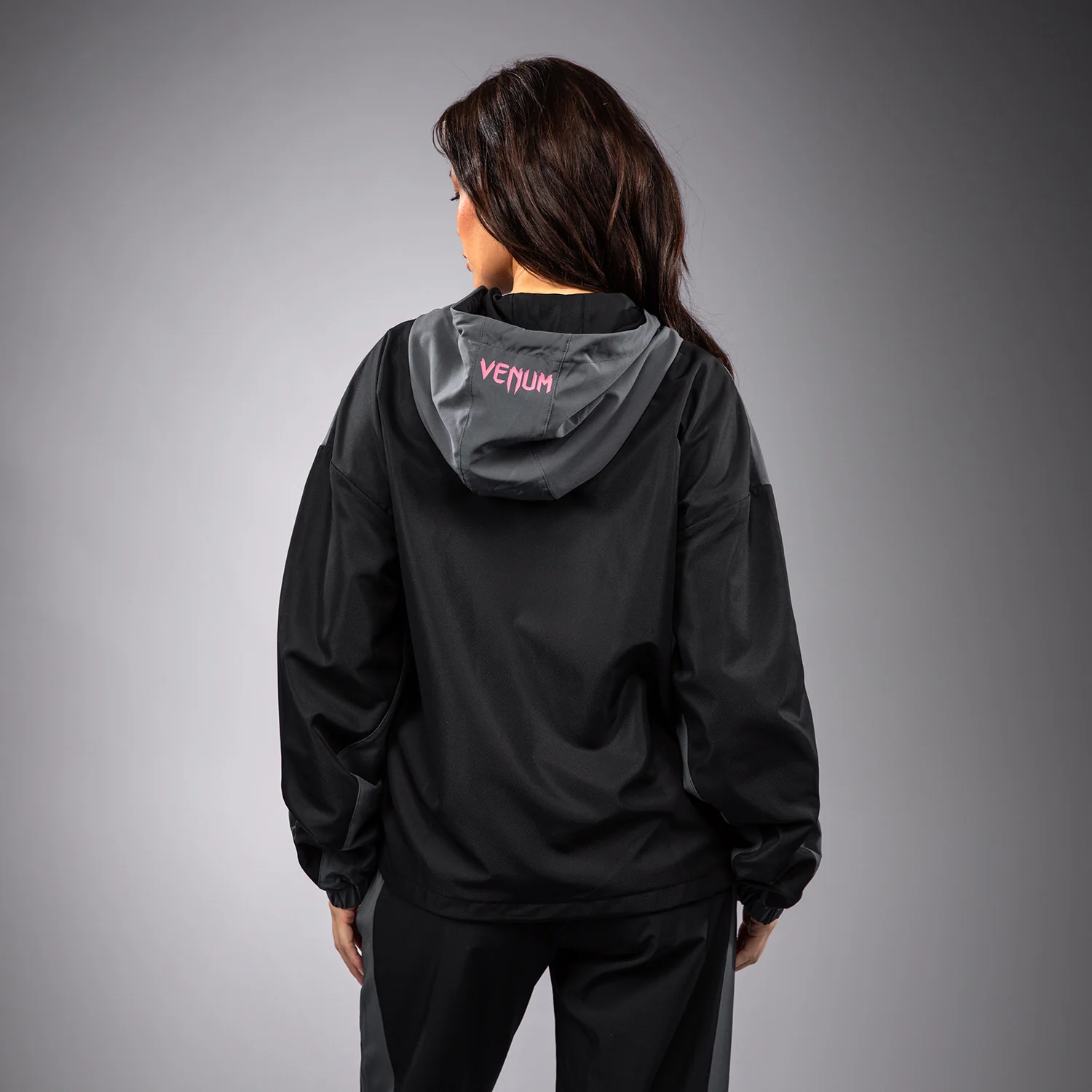 Venum Tactical XT Chaqueta de chándal para mujer - Negra/Gris Tormenta - Image 4