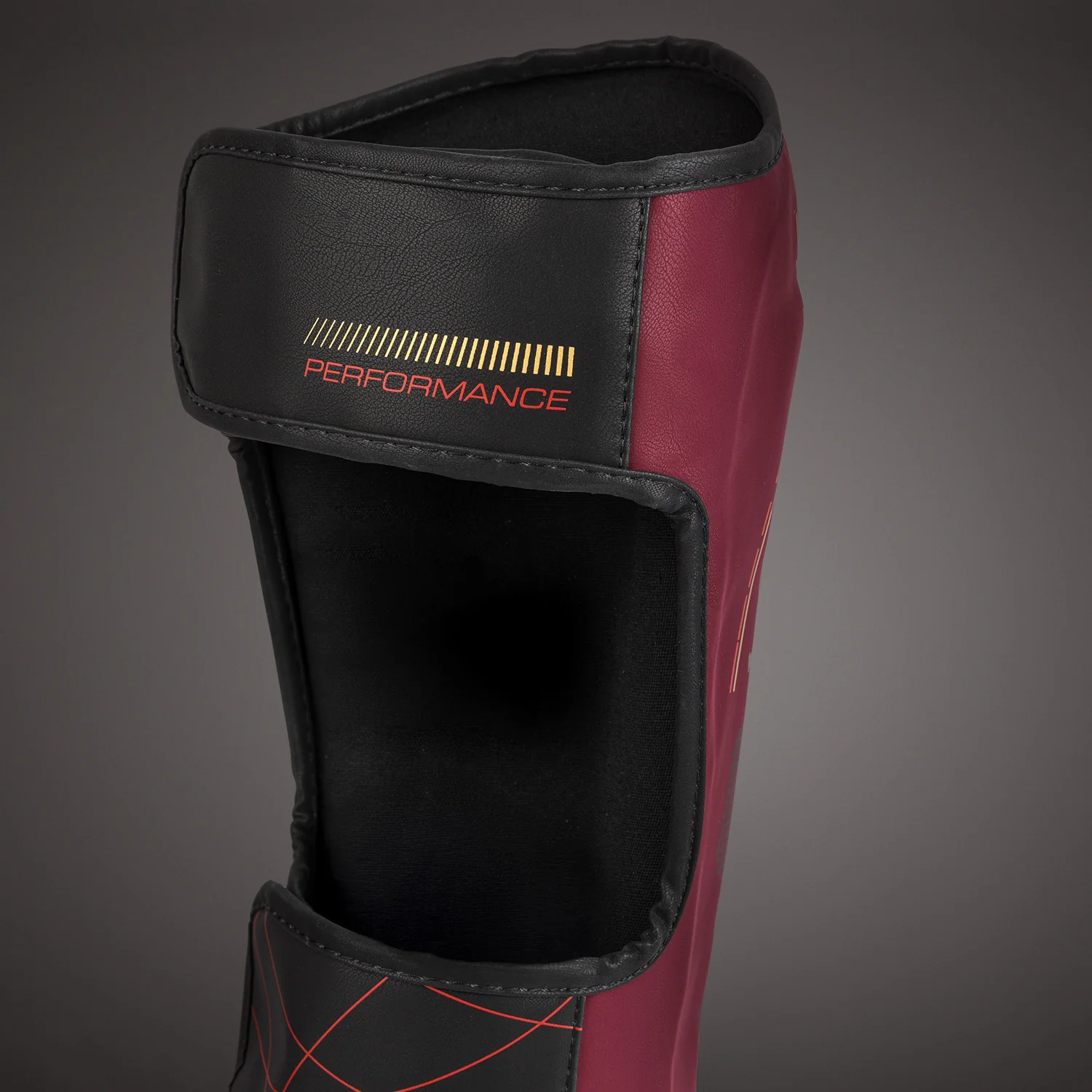 Venum Tactical XT Espinilleras - Negro/Burdeos/Oro - Image 5
