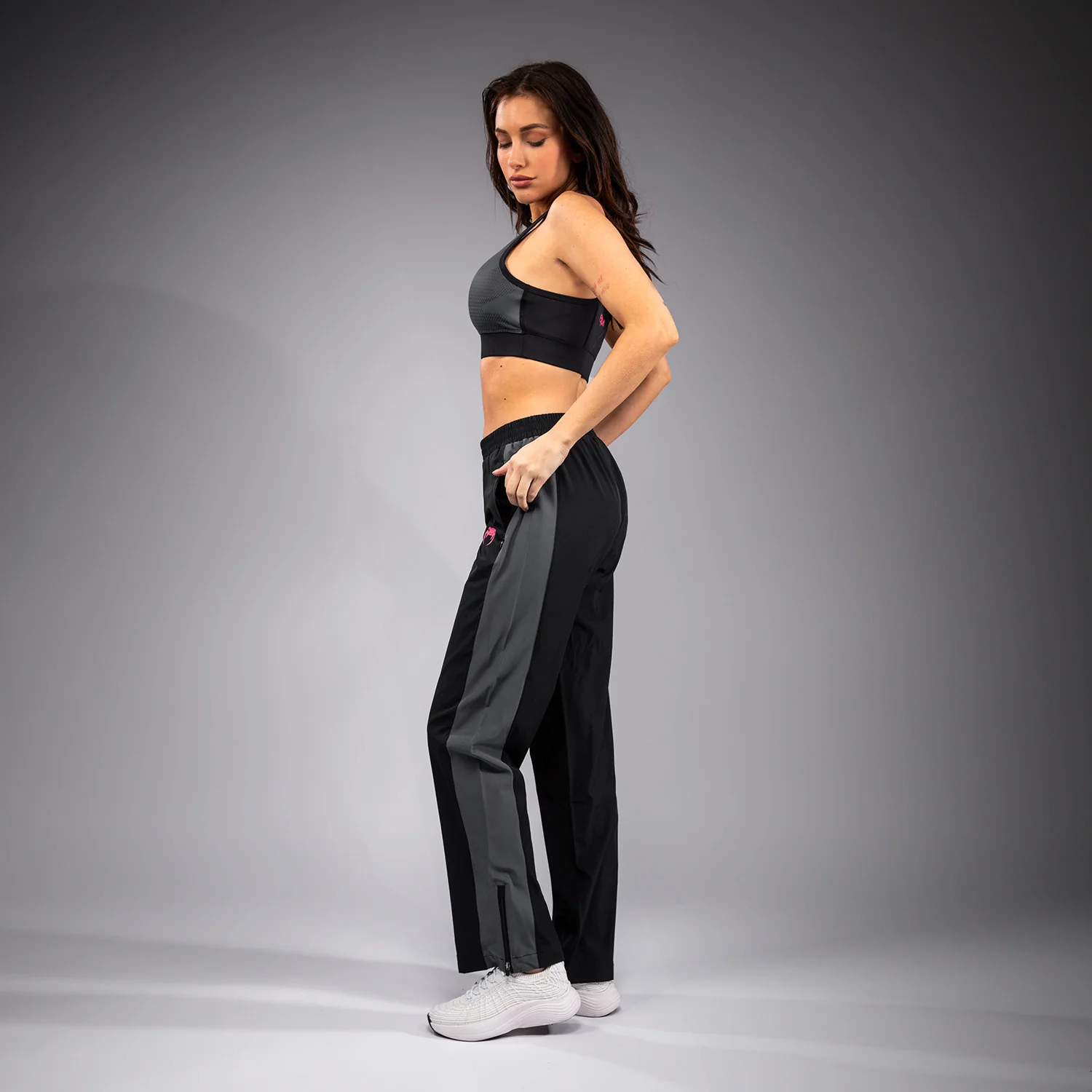 Venum Tactical XT Joggers Mujer - Negro/Gris Tormenta - Image 3