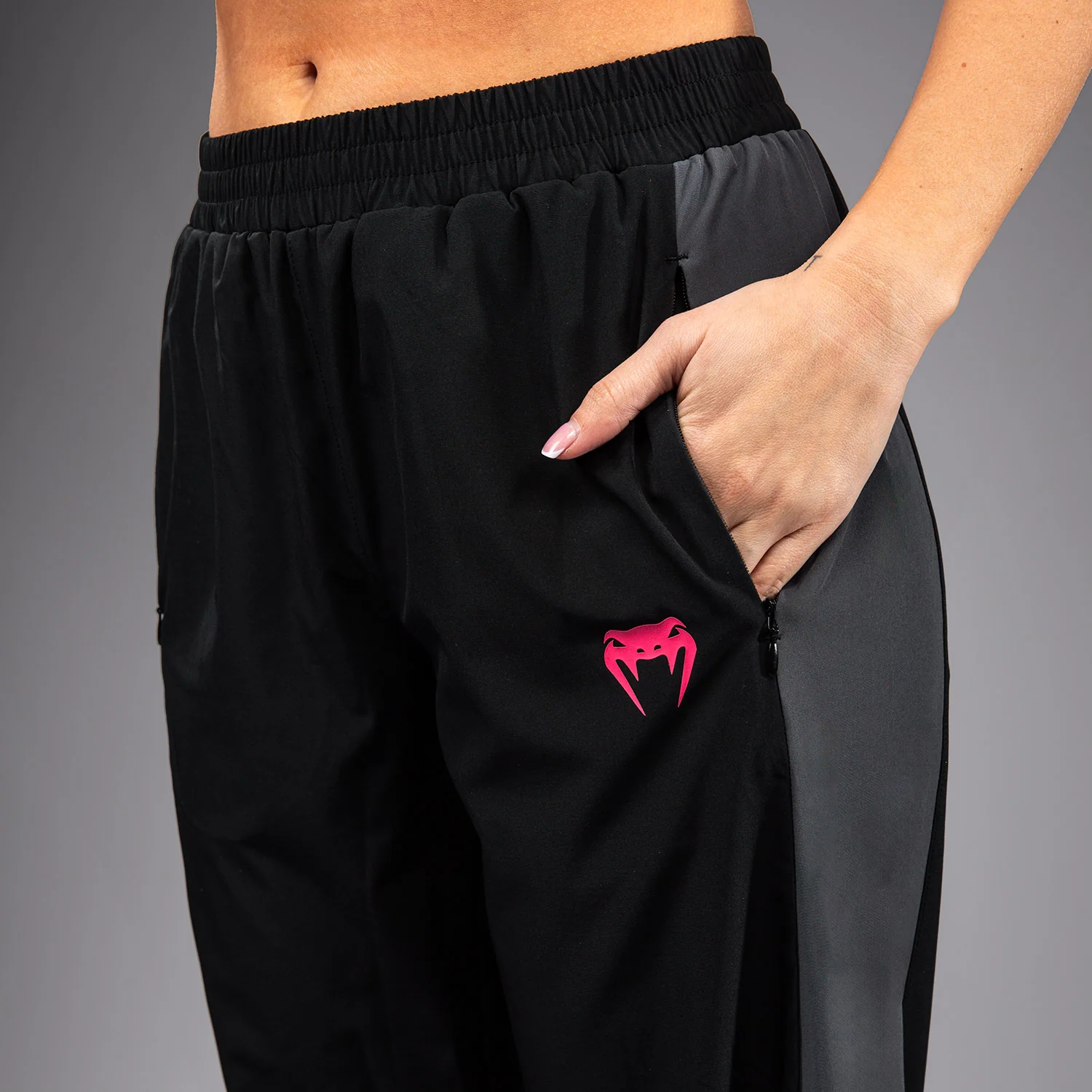Venum Tactical XT Joggers Mujer - Negro/Gris Tormenta - Image 6