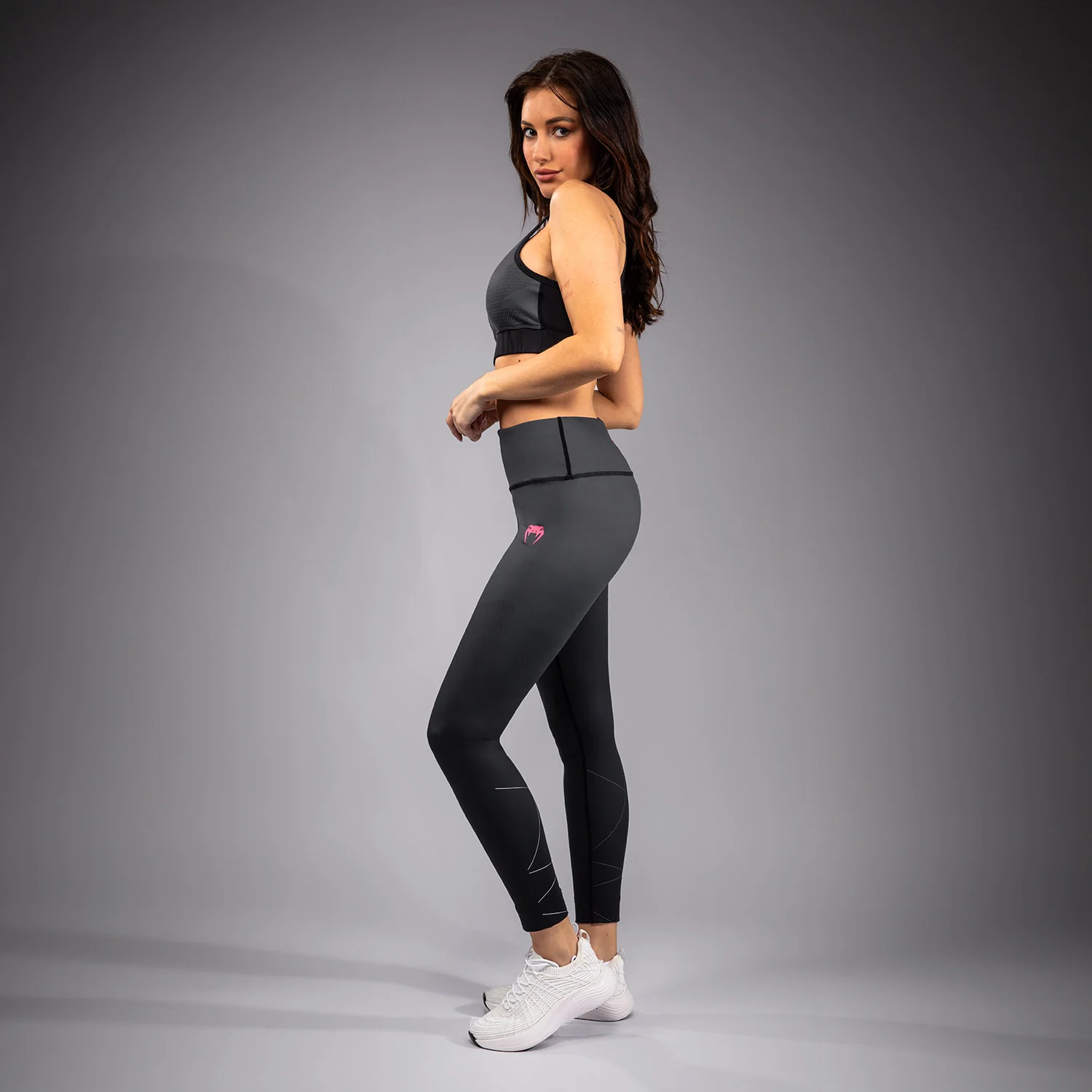 Venum Tactical XT Leggings Mujer - Negro/Gris Tormenta - Image 3
