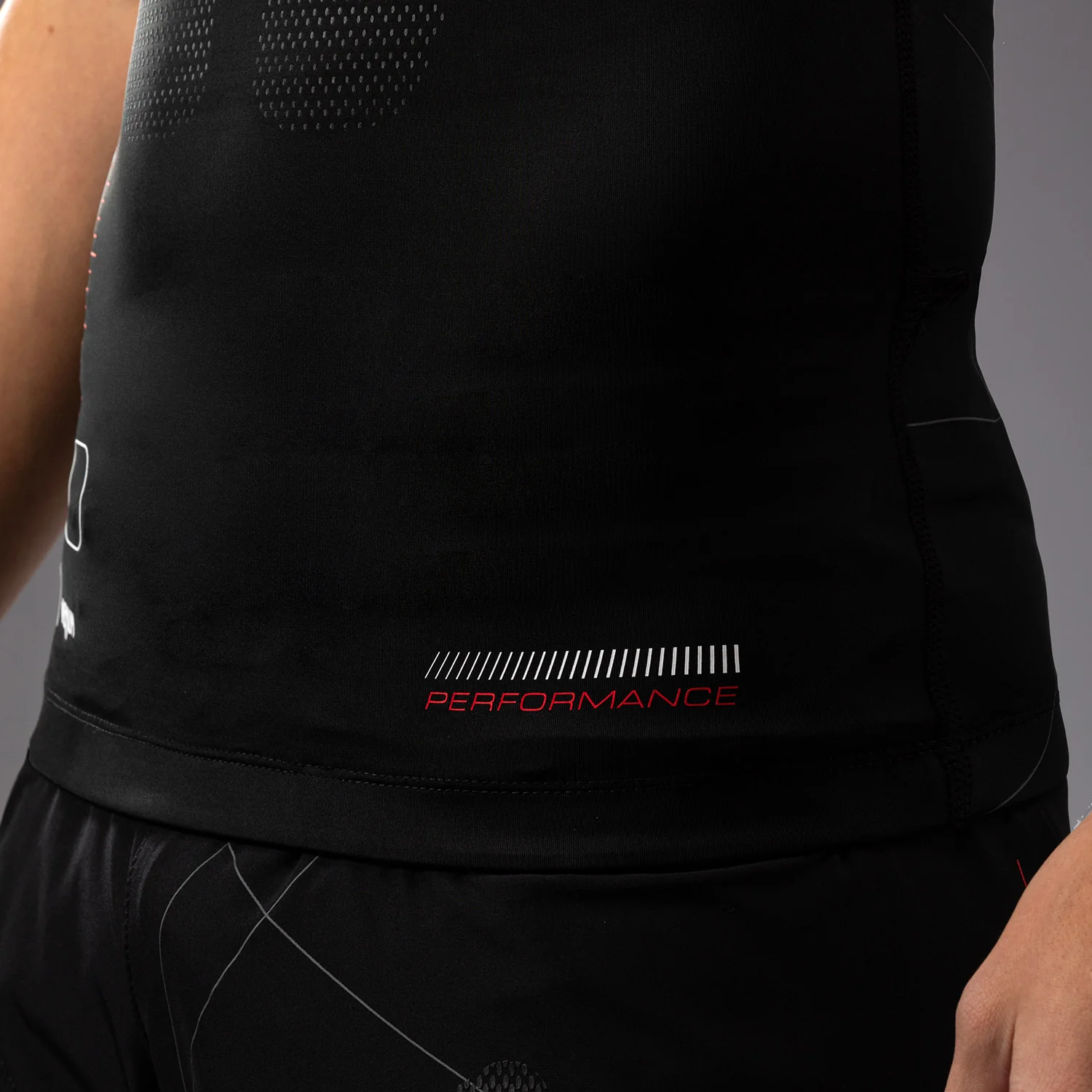 Venum Tactical XT Lycra de manga corta para hombre - Negro/Rojo fuego - Image 7