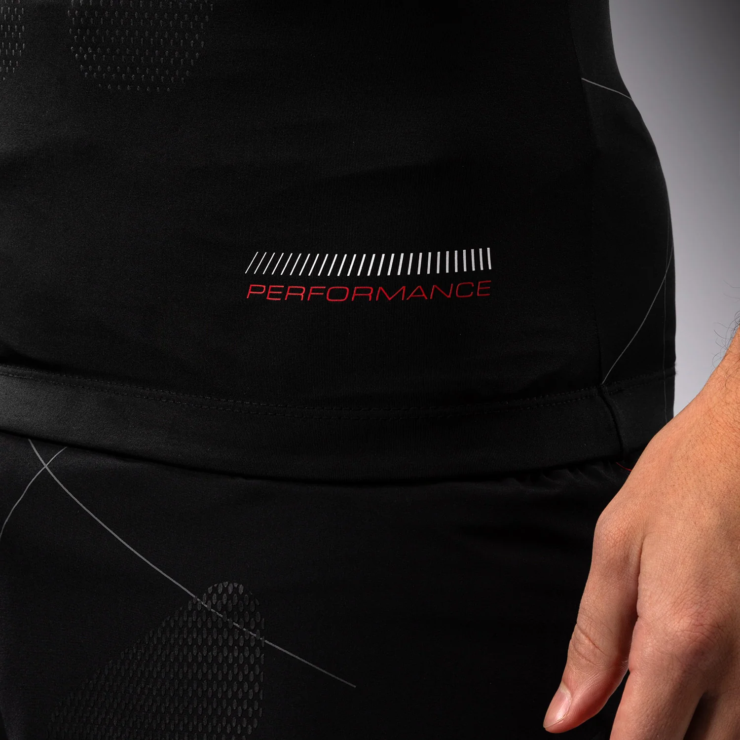 Venum Tactical XT Lycra sin mangas para hombre - Negro/Rojo fuego - Image 4
