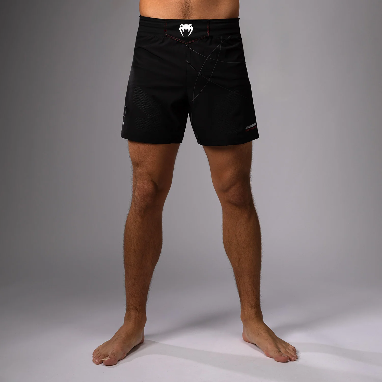 Venum Tactical XT Pantalones cortos de lucha para hombre - Negro/Rojo fuego