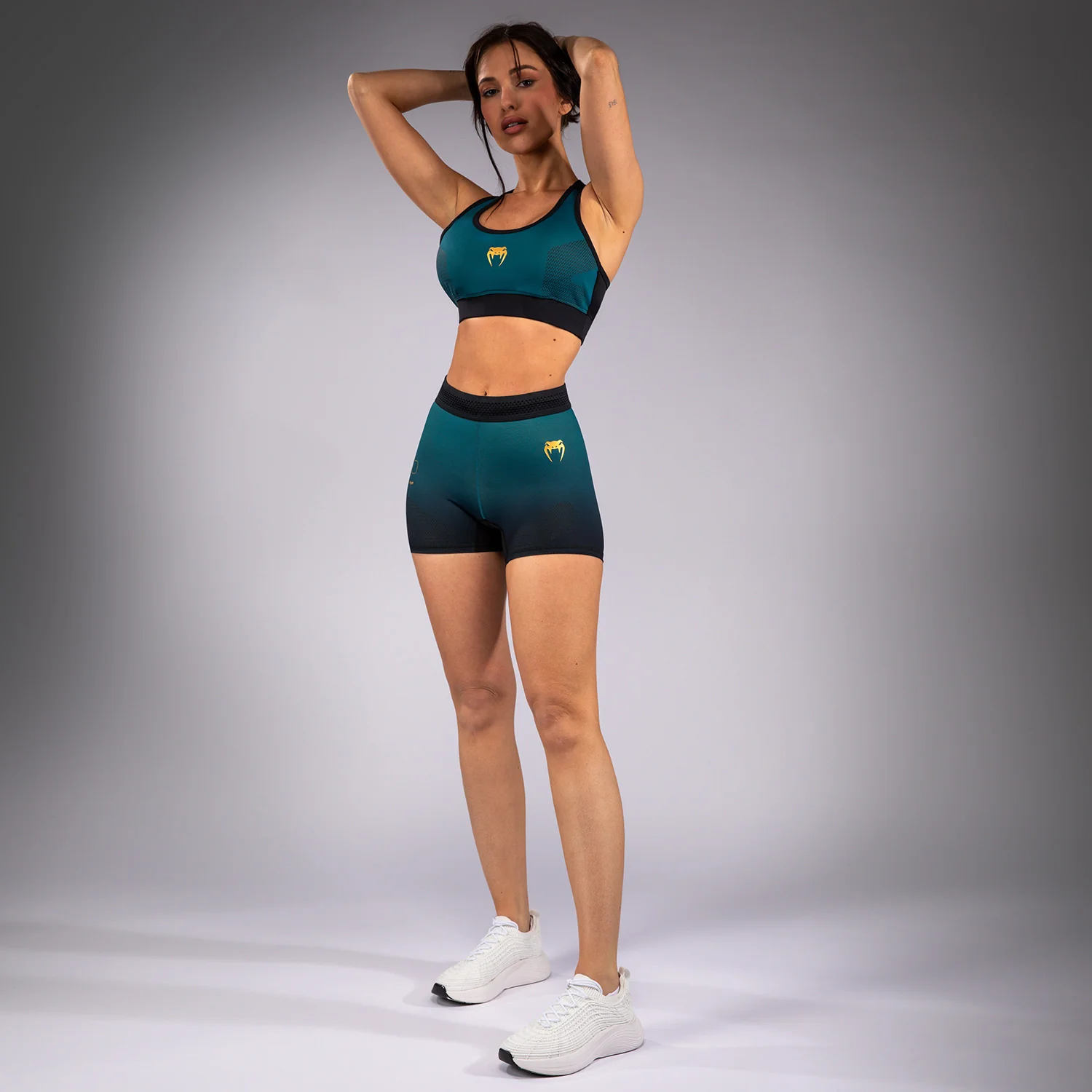 Venum Tactical XT Short Vale Tudo Mujer - Negro/Verde Bosque - Image 4