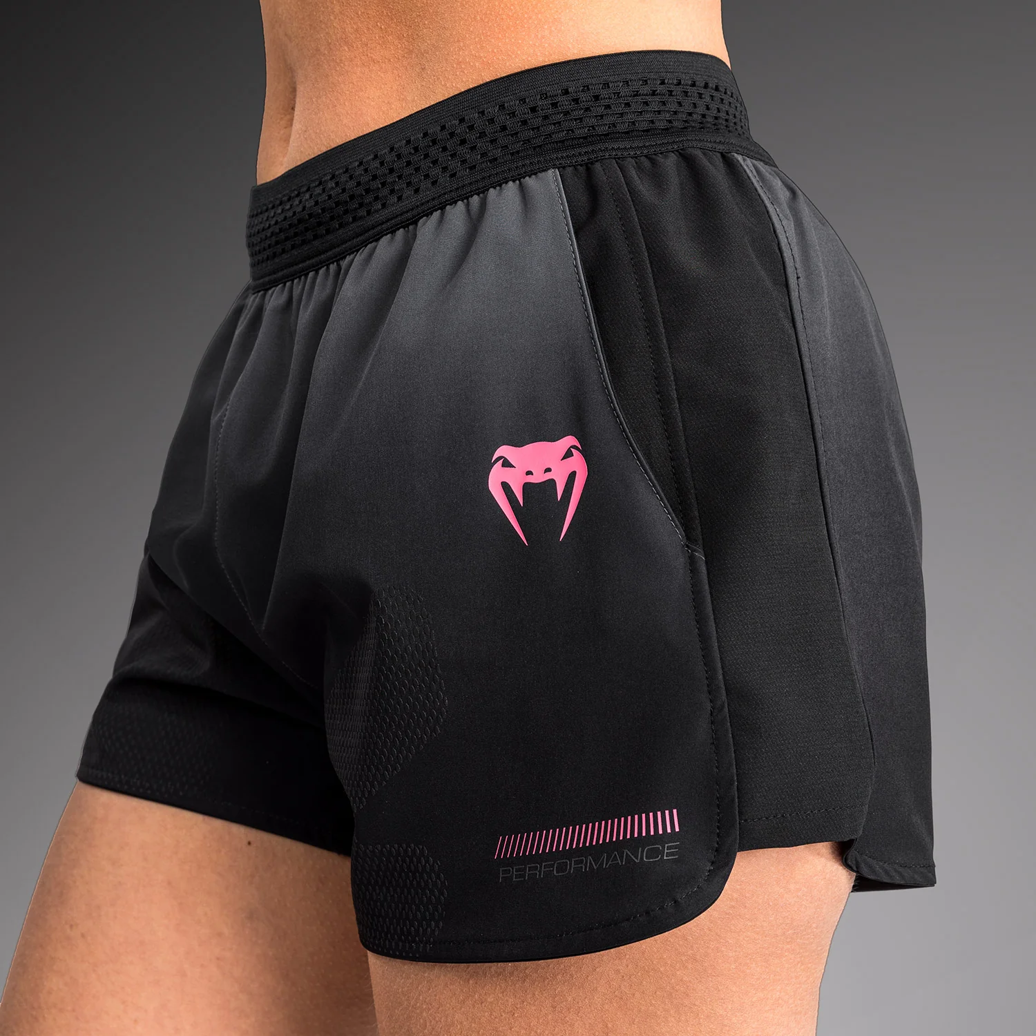 Venum Tactical XT Training Shorts Mujer - Negro/Gris Tormenta - Image 5