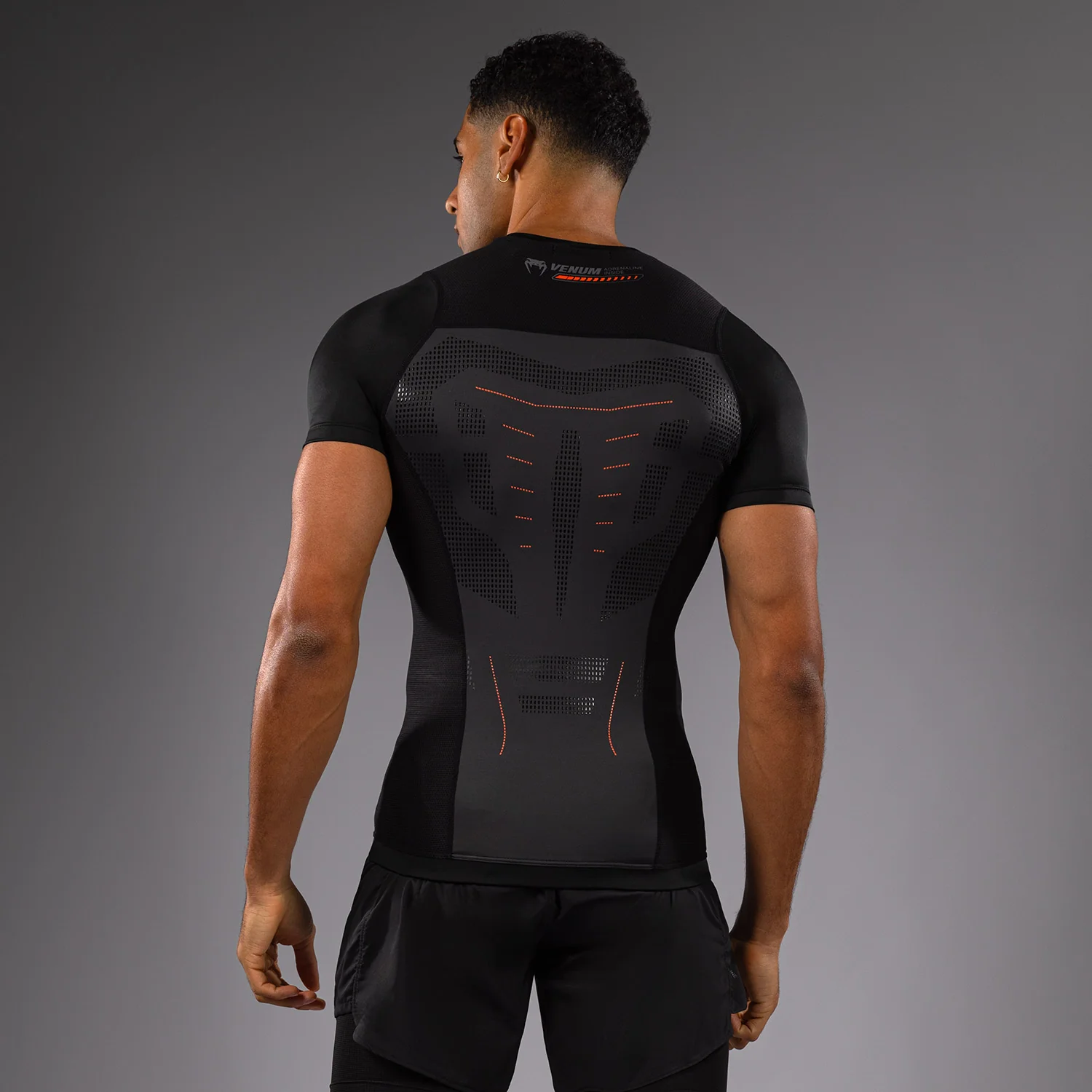 Venum Technical 3.0 Camiseta de Manga Corta Rashguard - Grafito - Image 5