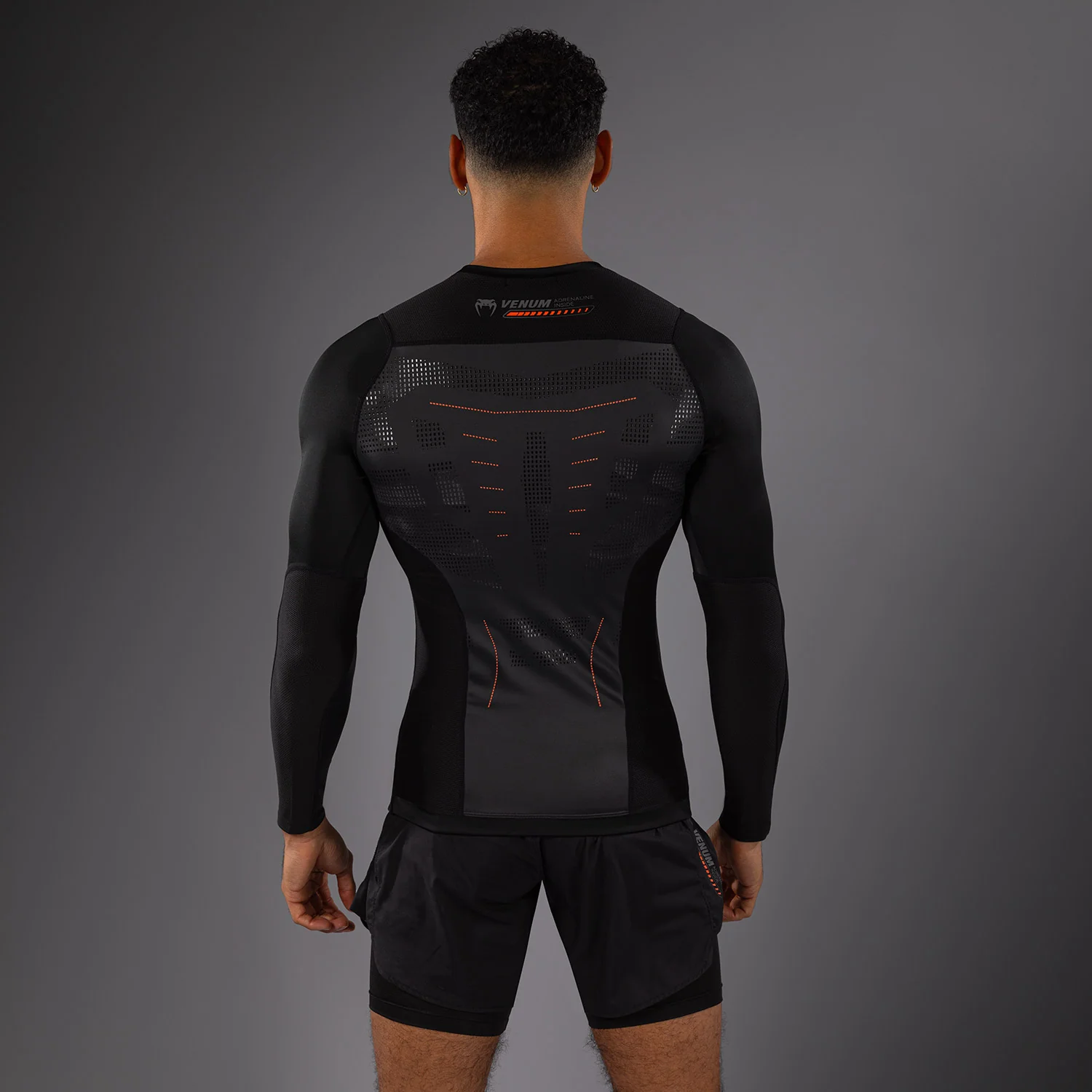 Venum Technical 3.0 Camiseta de Manga Larga Rashguard - Grafito - Image 3