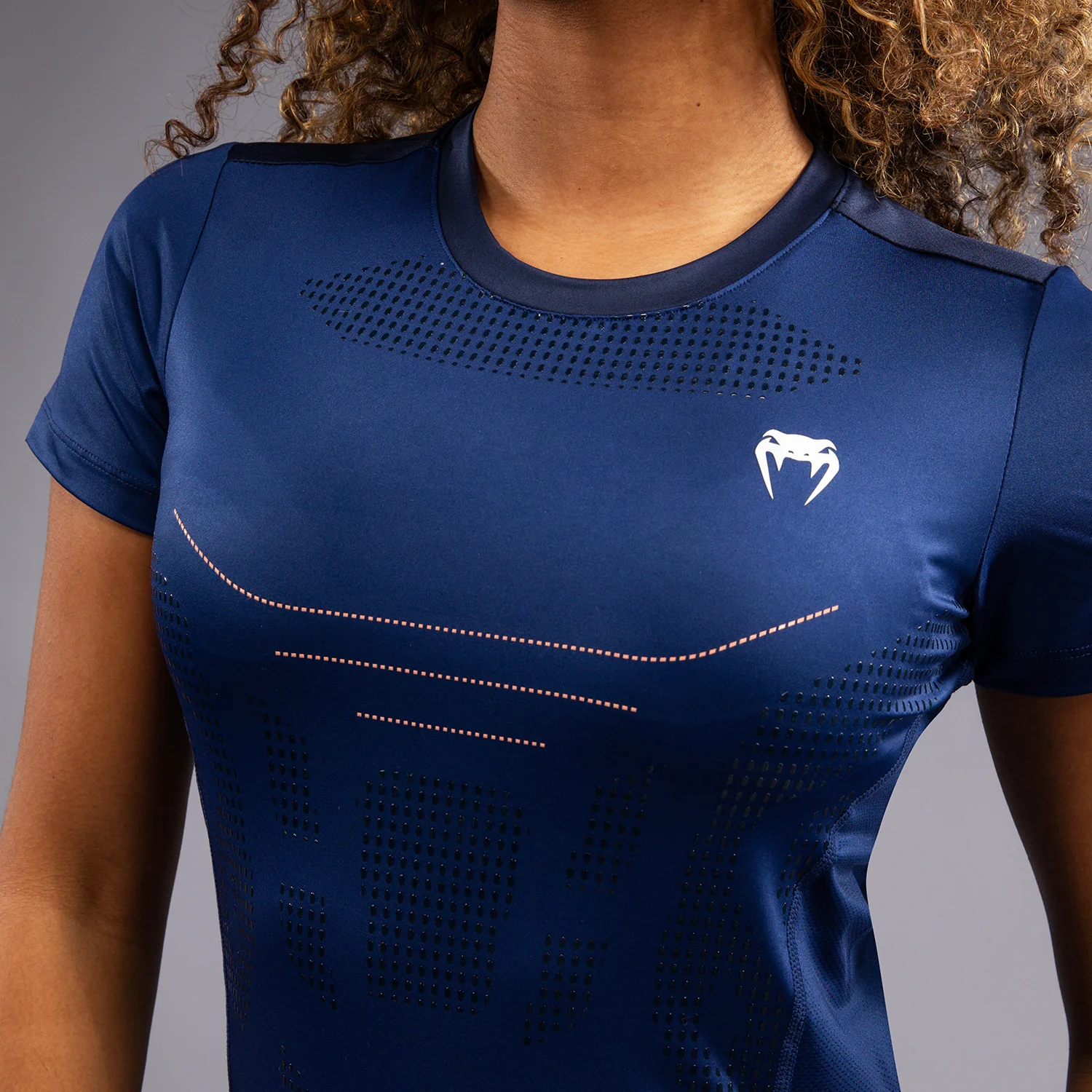 Venum Technical 3.0 Camiseta Dry Tech para Mujeres - Azul Noche - Image 5