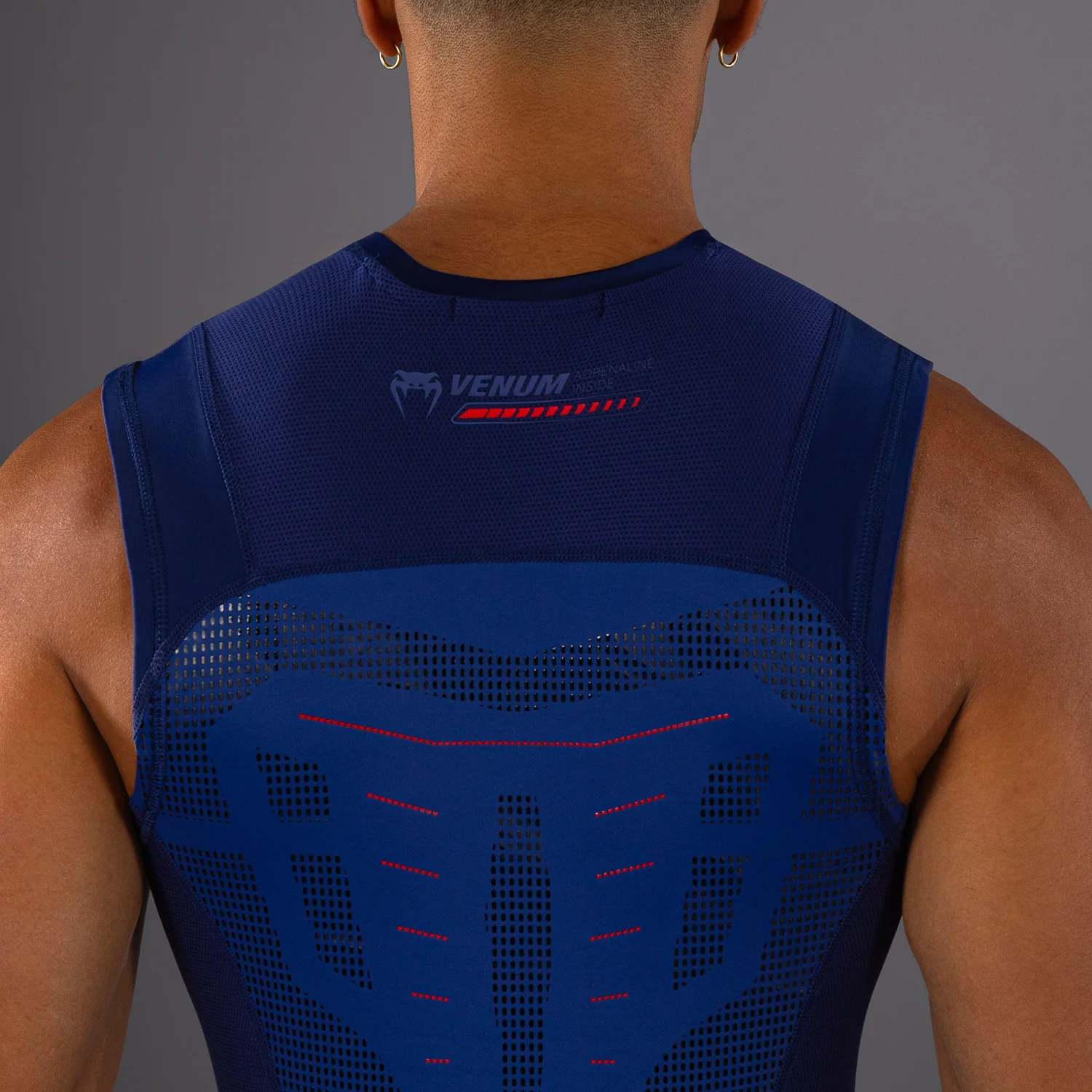 Venum Technical 3.0 Camiseta Sin Mangas Rashguard - Azul Noche - Image 5