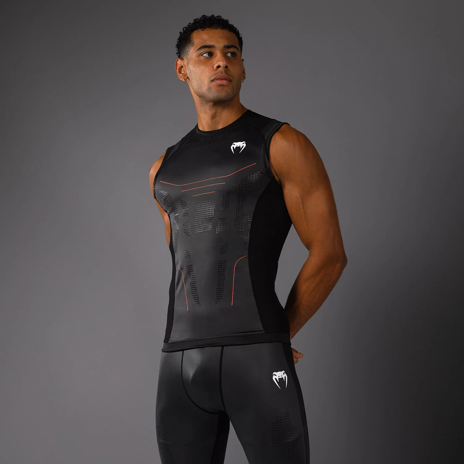 Venum Technical 3.0 Camiseta Sin Mangas Rashguard - Grafito - Image 2