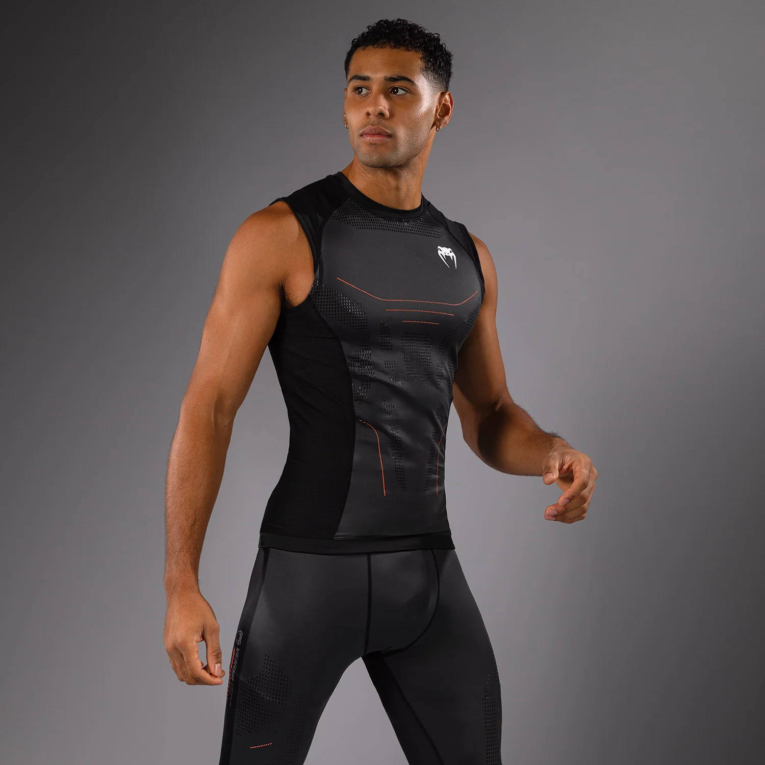 Venum Technical 3.0 Camiseta Sin Mangas Rashguard - Grafito - Image 3