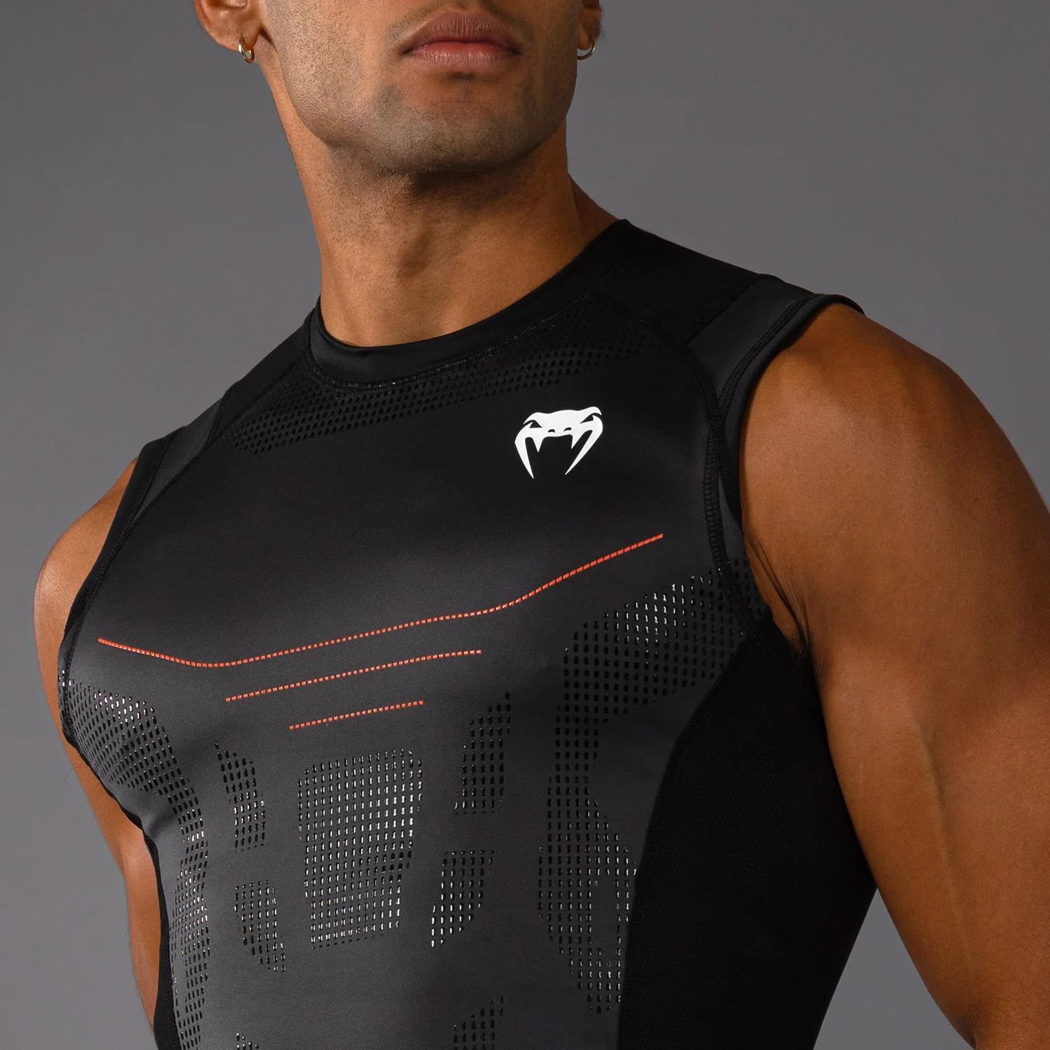 Venum Technical 3.0 Camiseta Sin Mangas Rashguard - Grafito - Image 5