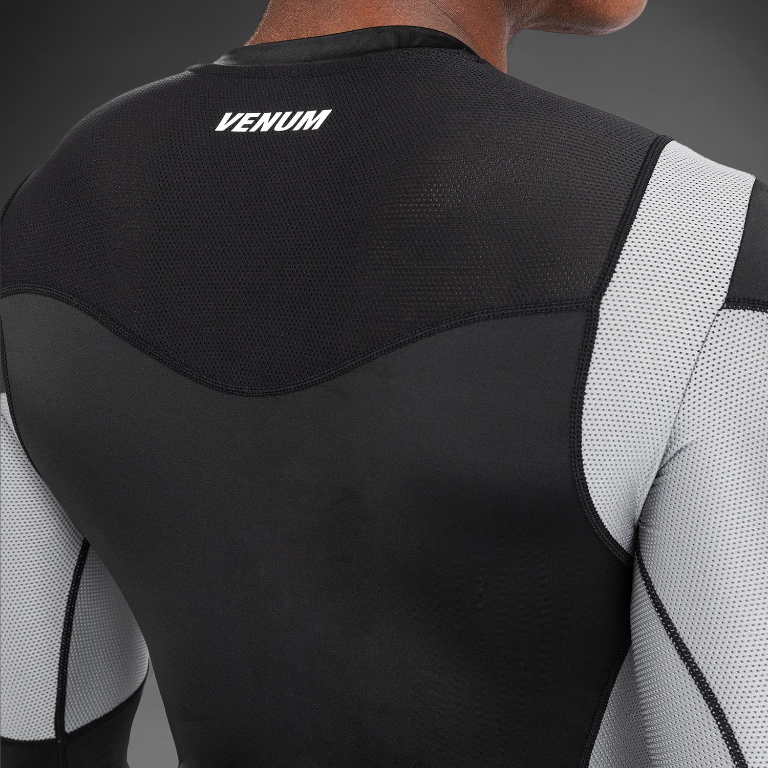 Venum Tempest Guardia Rash De Manga Larga para Hombre - Negro/Gris - Image 5