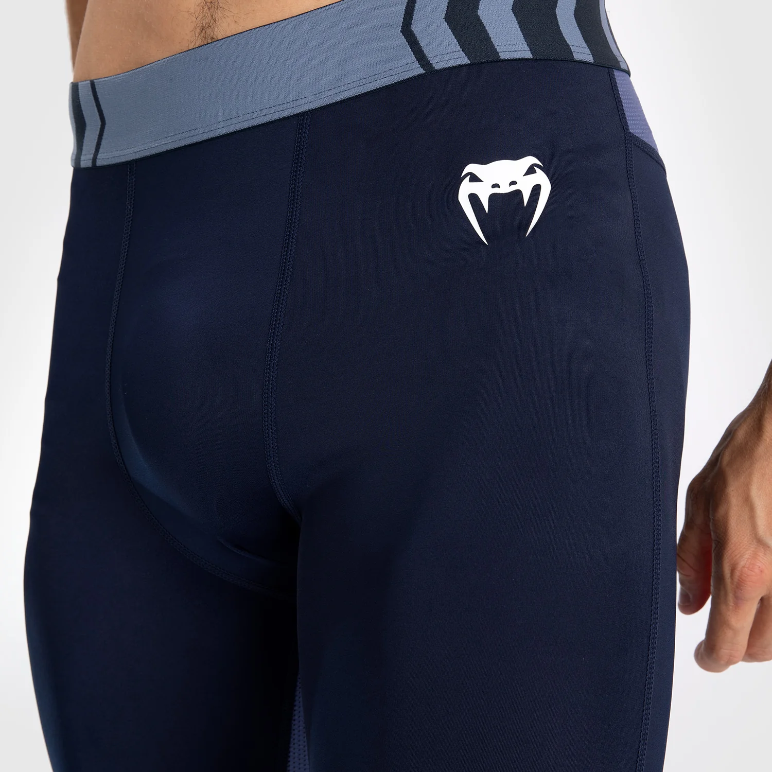 Venum Tempest Mallas para Hombre - Azul Marino/Azul - Image 4