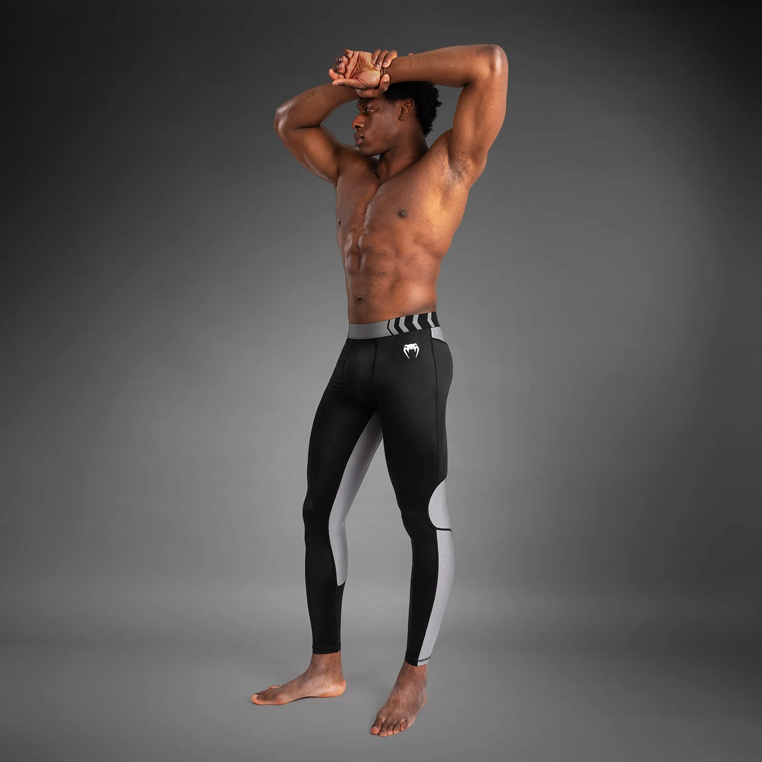 Venum Tempest Mallas para Hombre - Negro/Gris - Image 7