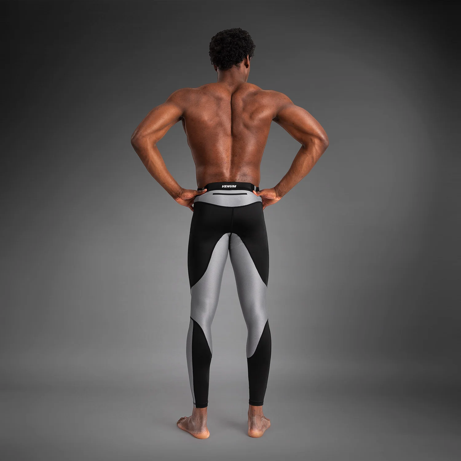 Venum Tempest Mallas para Hombre - Negro/Gris - Image 8