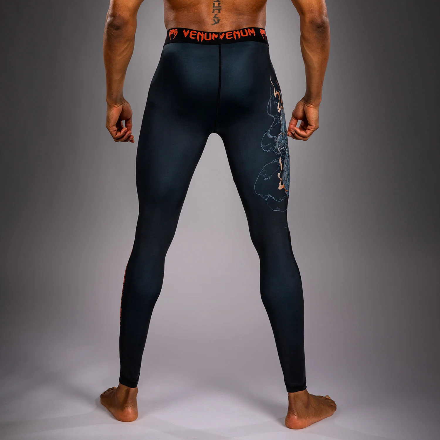 Venum Thunder Dragon Spats – Negro/Gris/Cobre - Image 4