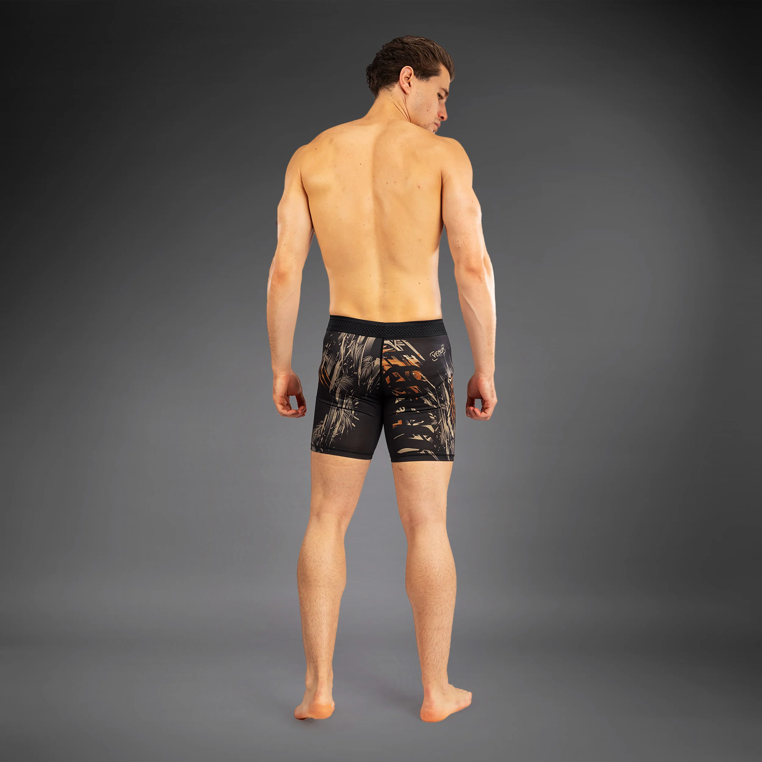 Venum Tiger Vale Tudo para Hombre - Negro/Naranja Neón - Image 3