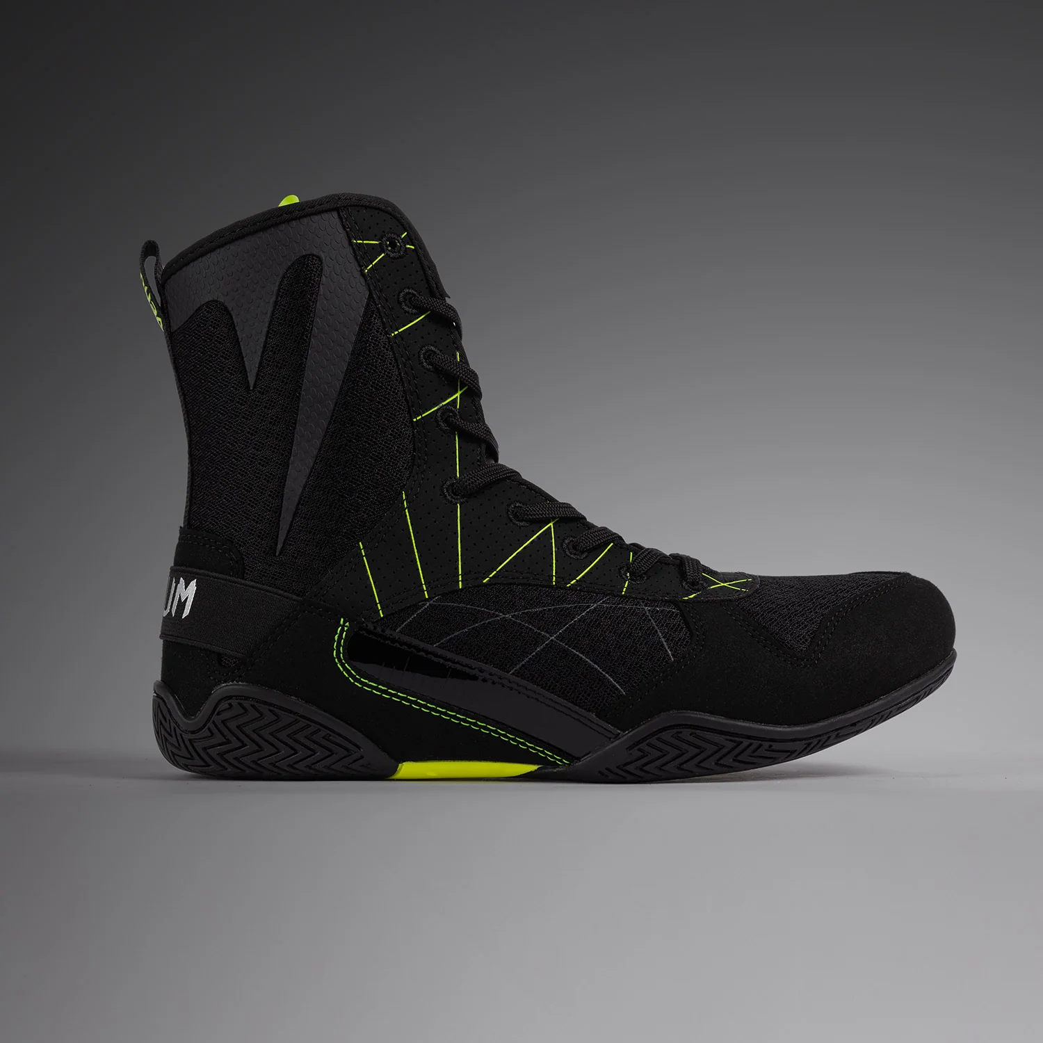 Venum Training Camp 4.0 Calzado de boxeo Elite - Negro/Verde neón - Image 2