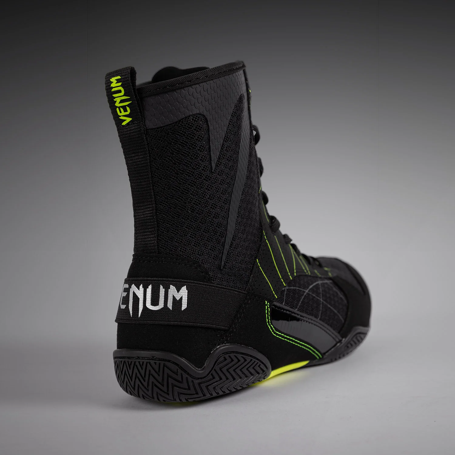 Venum Training Camp 4.0 Calzado de boxeo Elite - Negro/Verde neón - Image 6
