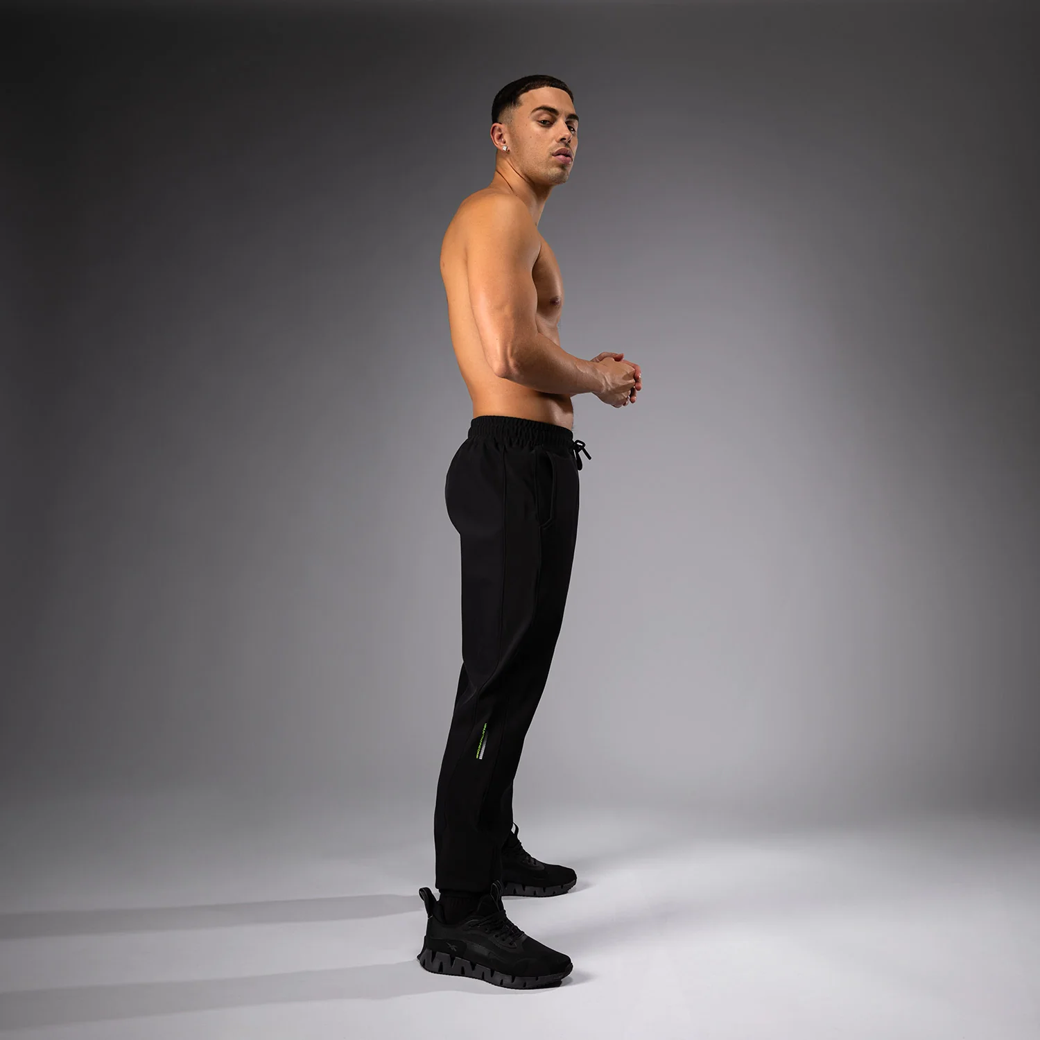 Venum Training Camp 4.0 Joggers - Negro/Verde neón - Image 5