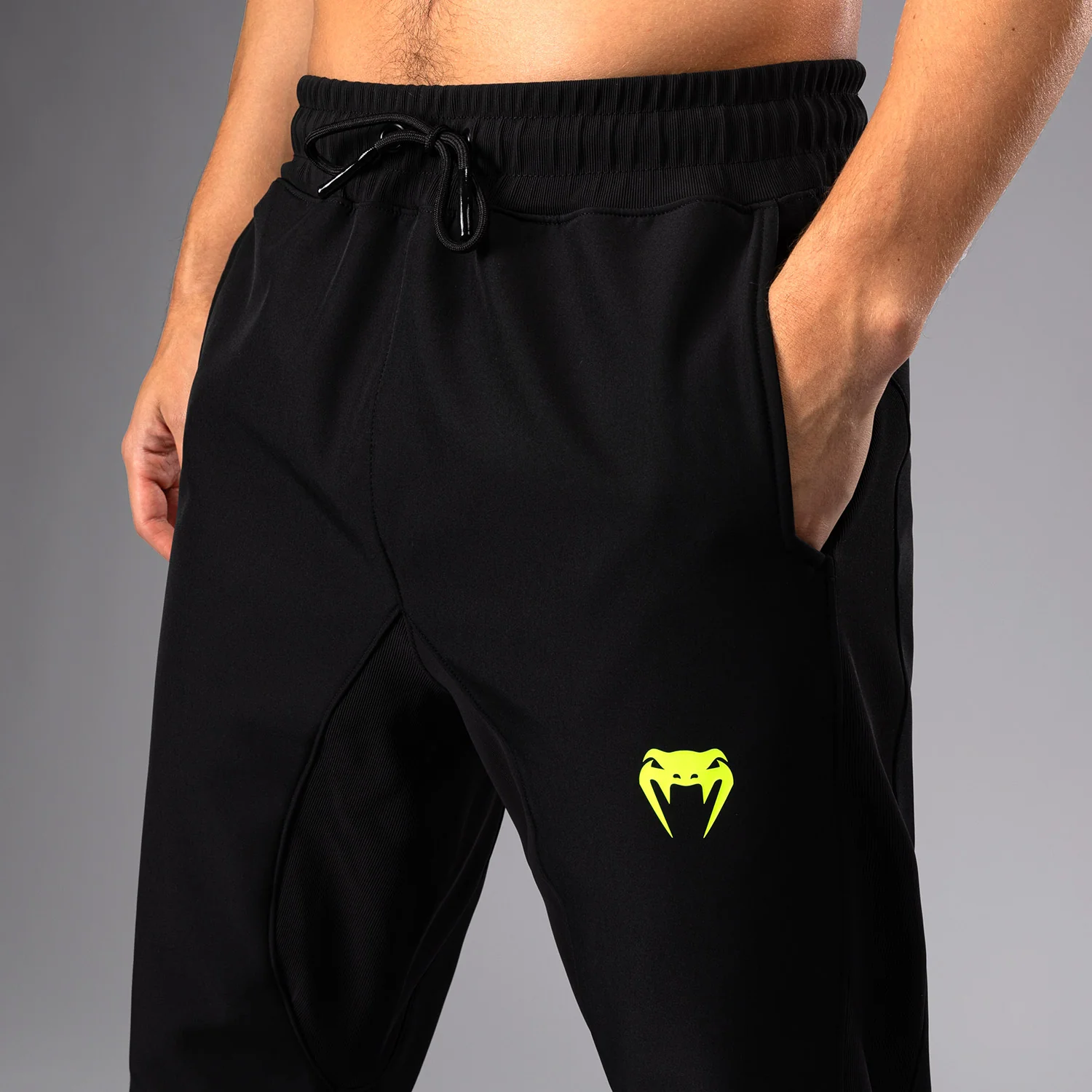 Venum Training Camp 4.0 Joggers - Negro/Verde neón - Image 6