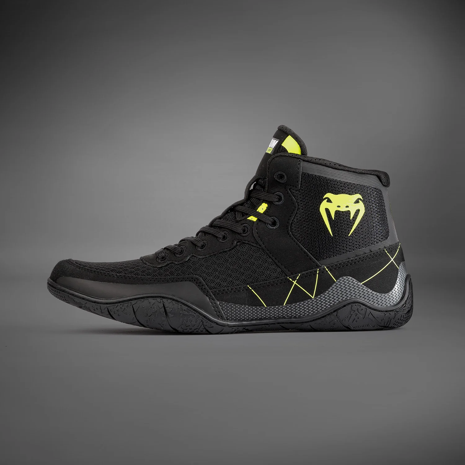 Venum Training Camp 4.0 Zapatillas de lucha Elite - Negro/Verde neón - Image 3