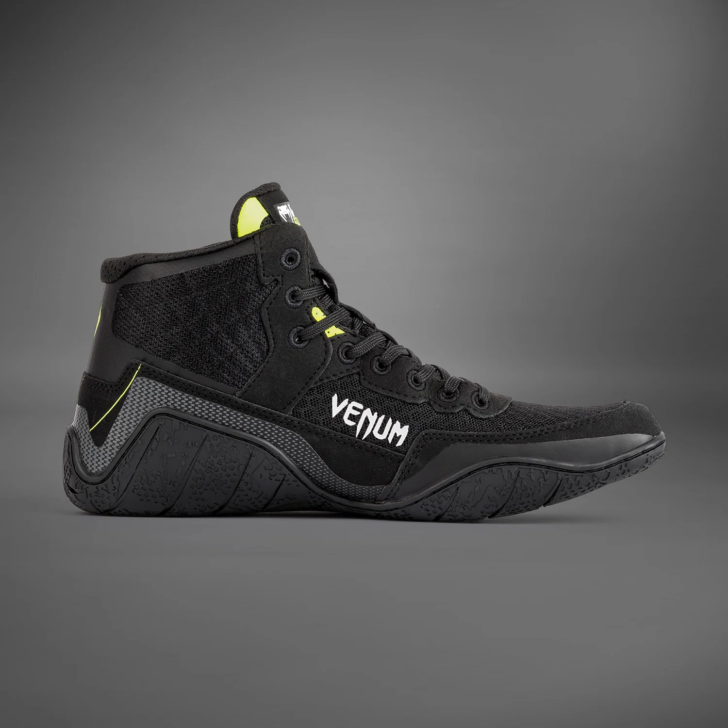 Venum Training Camp 4.0 Zapatillas de lucha Elite - Negro/Verde neón - Image 4