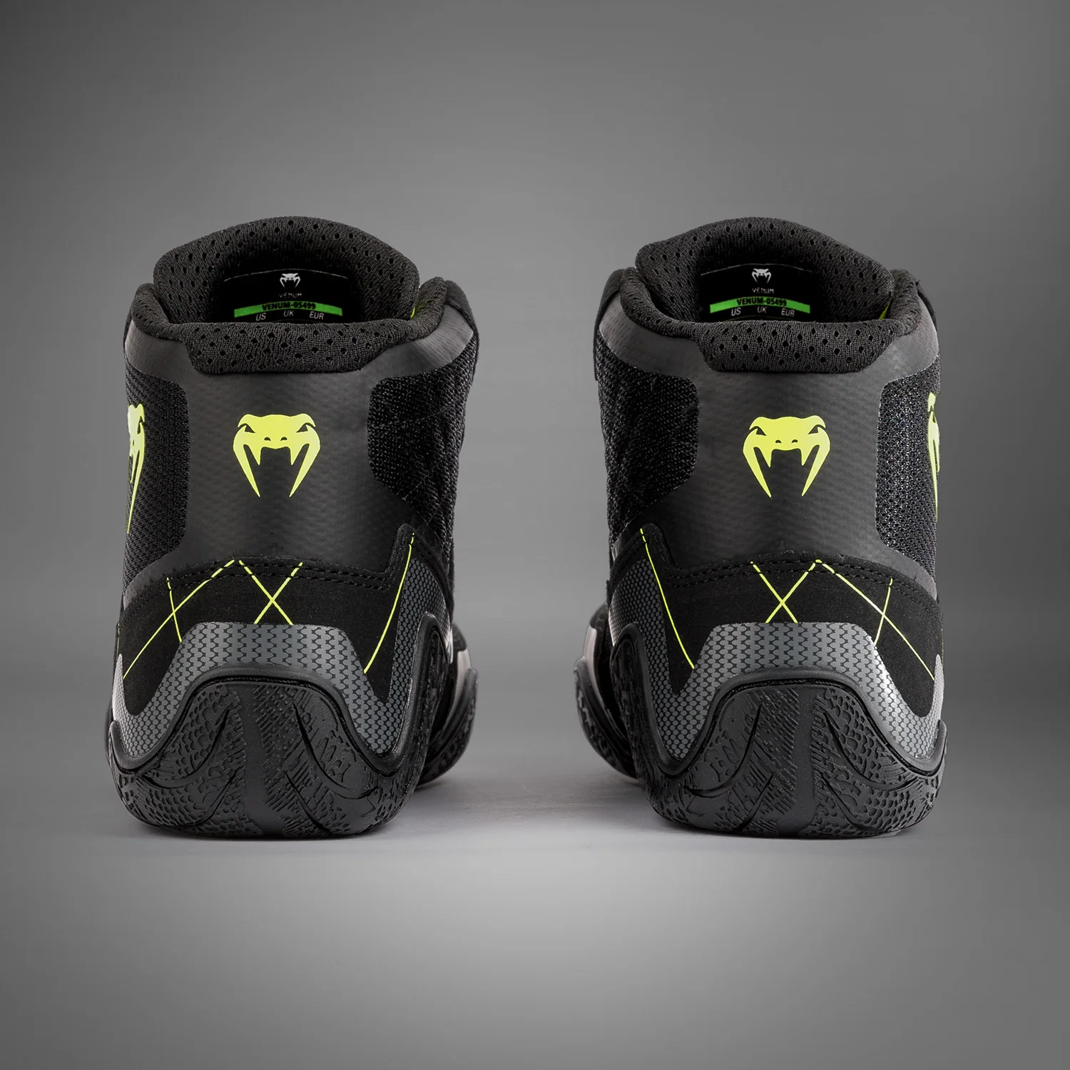 Venum Training Camp 4.0 Zapatillas de lucha Elite - Negro/Verde neón - Image 5