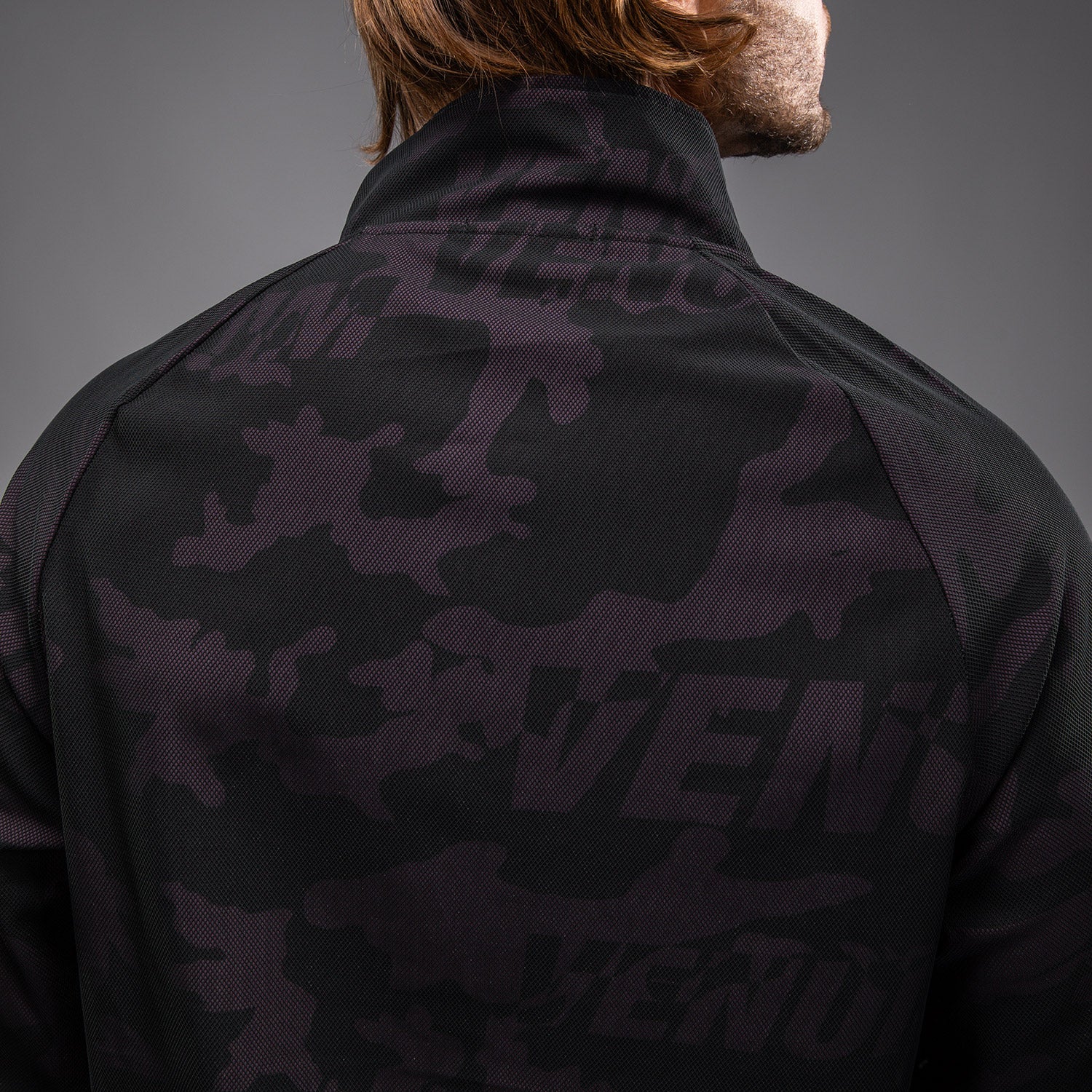 Venum Trooper Chaqueta de Chándal Para Hombre - Negro/Púrpura - Image 6