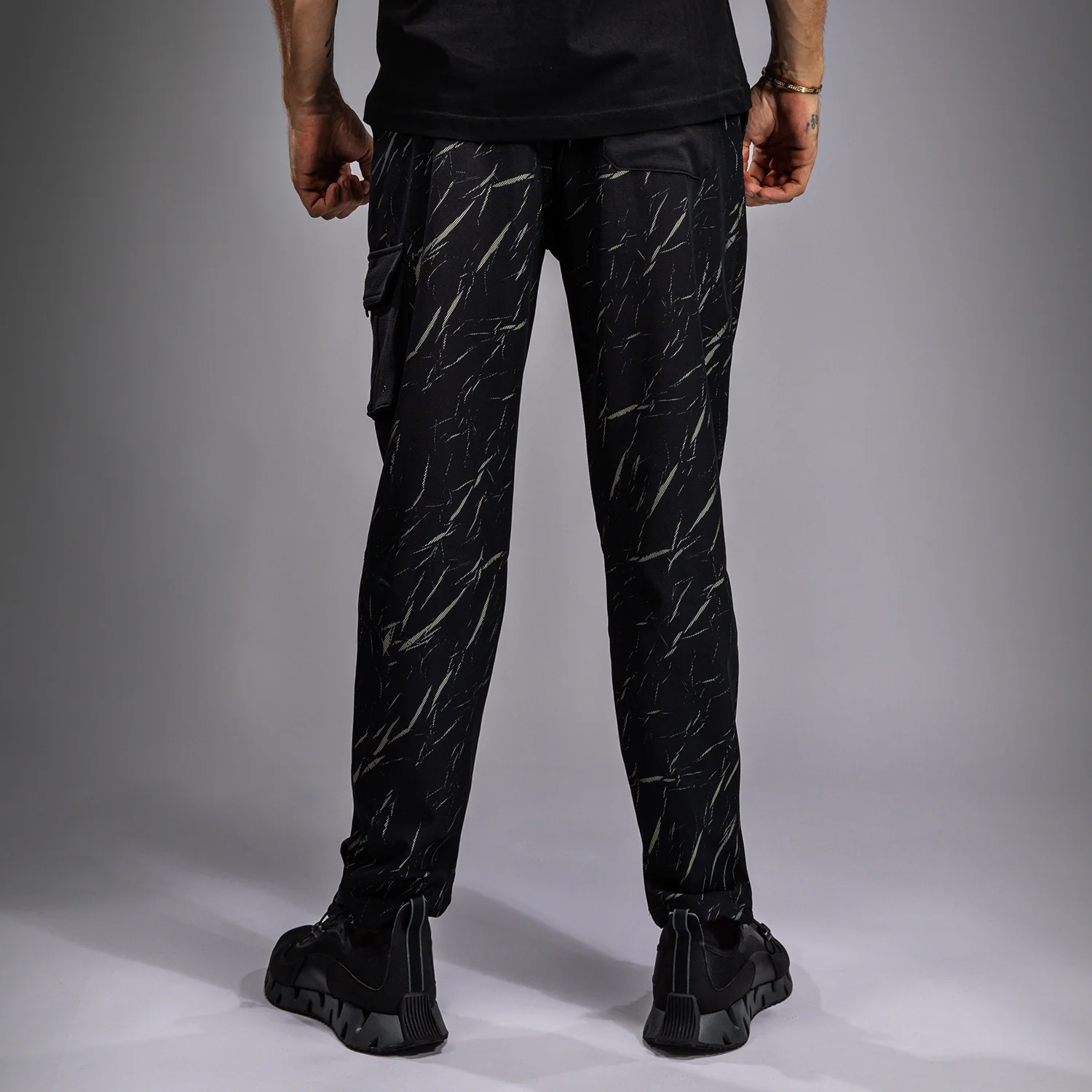 Venum Trooper Pantalones de Chándal Para Hombre - Negro/Arena Piedra - Image 6