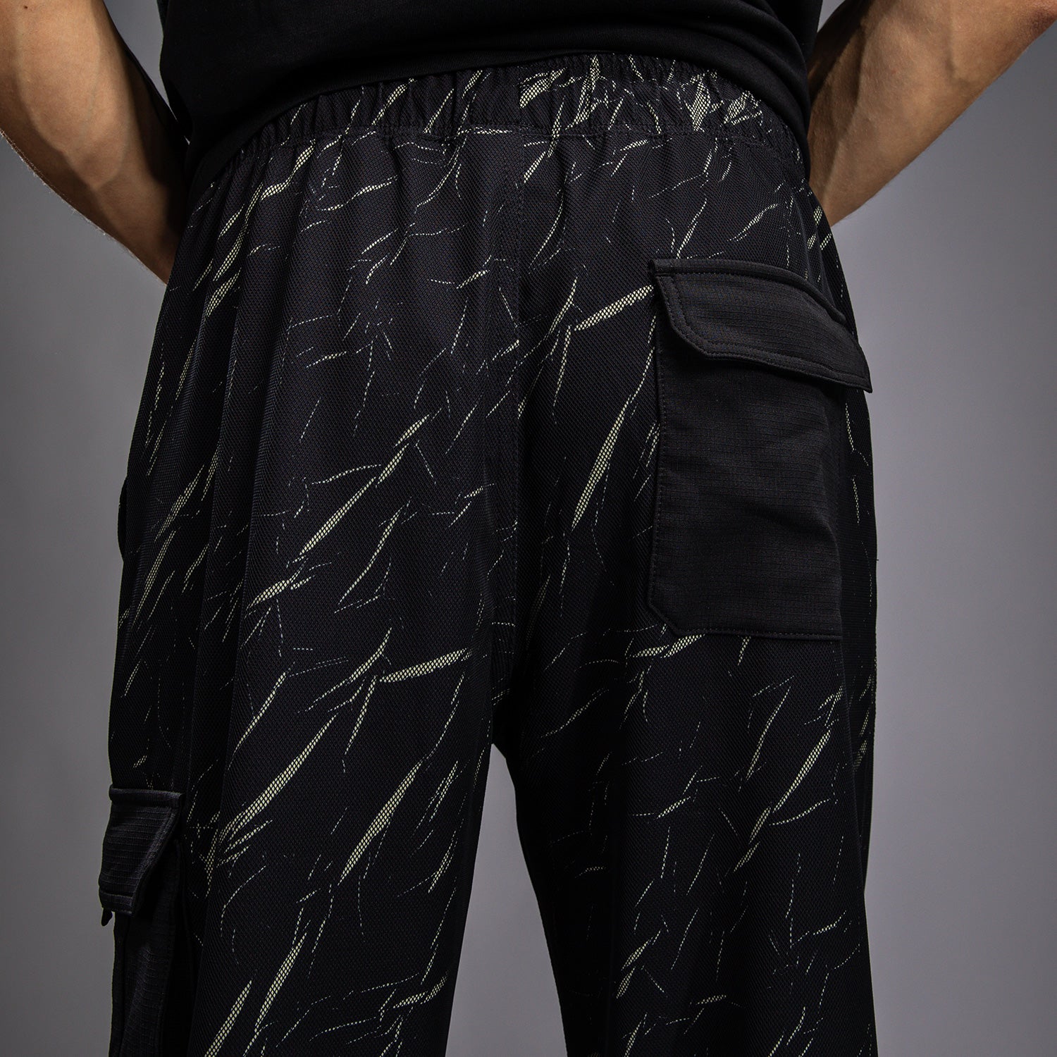 Venum Trooper Pantalones de Chándal Para Hombre - Negro/Arena Piedra - Image 8