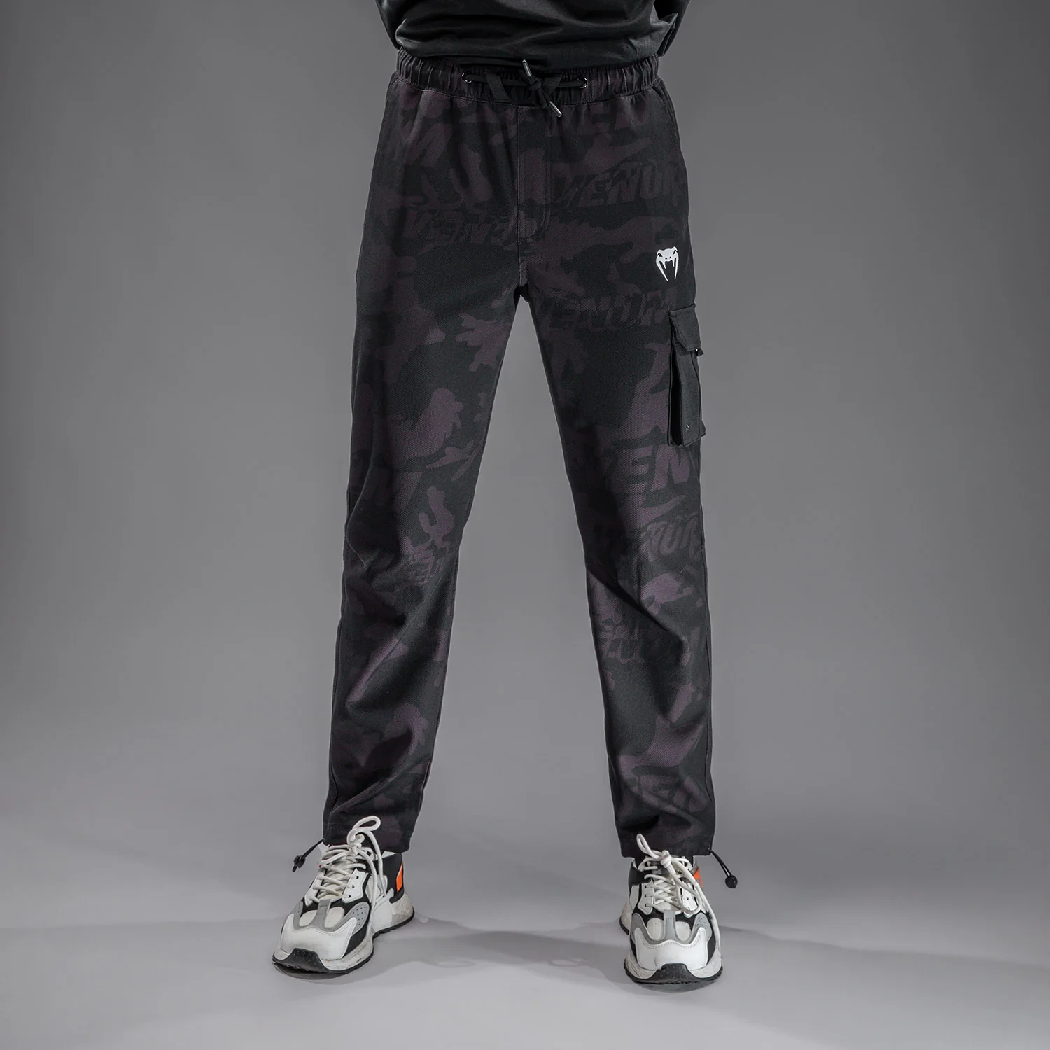 Venum Trooper Pantalones de Chándal Para Hombre - Negro/Púrpura - Image 4