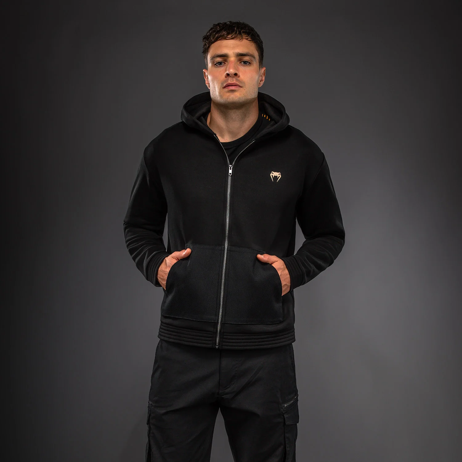 Venum Urban Gi Sudadera con Capucha con Cremallera – Negro