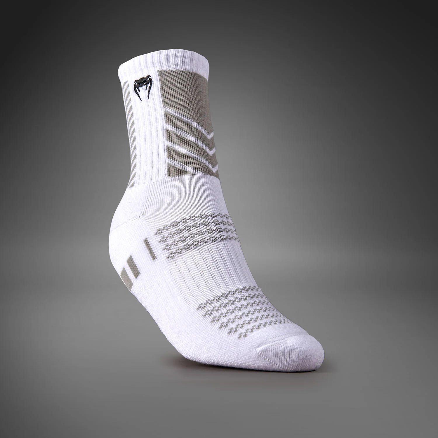 Venum Vector Pack 3 Calcetines Crew - Blanco/Gris - Image 3
