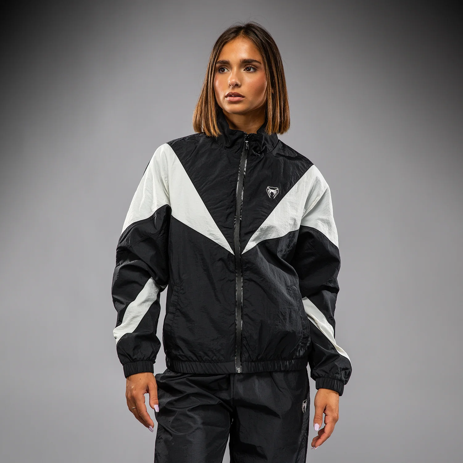 Venum Vectra Chaqueta de Chándal para Mujer - Negro/Blanco - Image 4