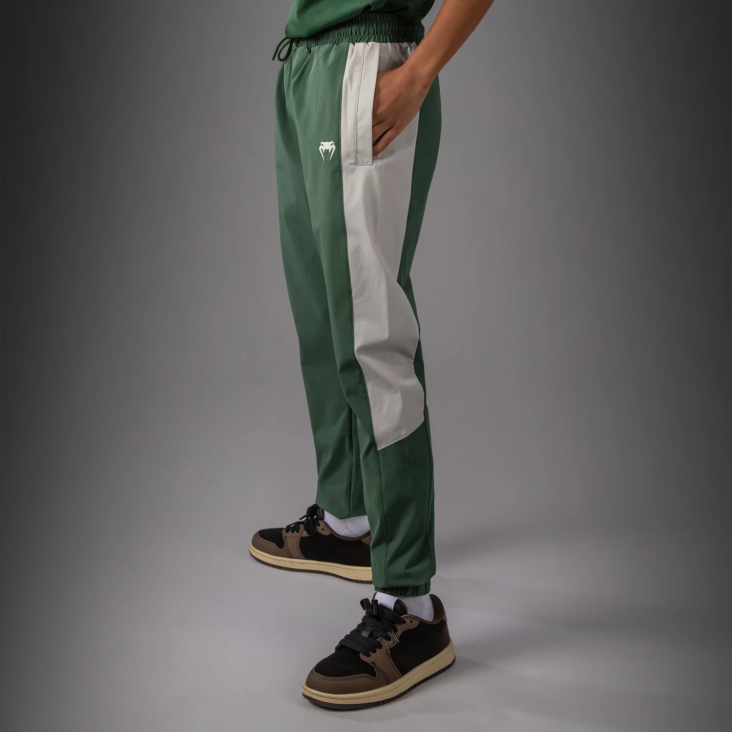 Venum Vectra Pantalón Jogger Infantil – Verde Bosque/ Blanco Roto - Image 2